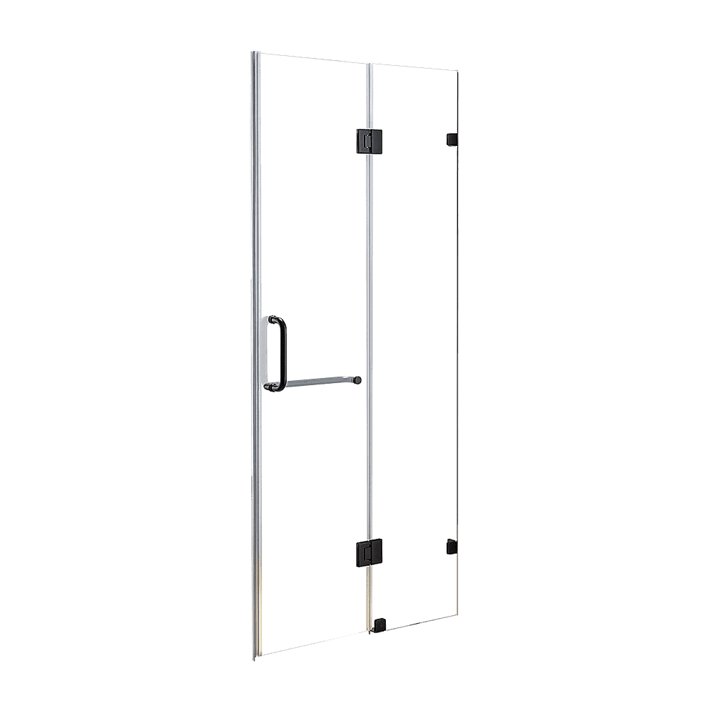 10mm Frameless Shower Screen 110x200cm - Premium Wall to Wall Bathroom Glass Panel by Della Francesca - Perfect for Modern Walk-in Showers and Spa-Like Bathroom Renovations