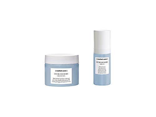 Comfort Zone Hydramemory Cream Gel - Hydrating Face Moisturizer with Macro-Hyaluronic Acid for All Skin Types | 2.13 oz | Perfect for Daily Hydration & Night Skincare Routine