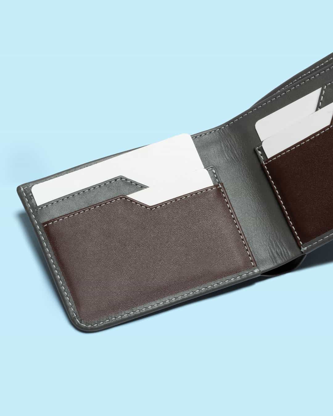 Slim & Lightweight Bifold Wallet for Men - RFID Blocking Minimalist Leather Wallet - Perfect for Everyday Carry, Travel & Business Use