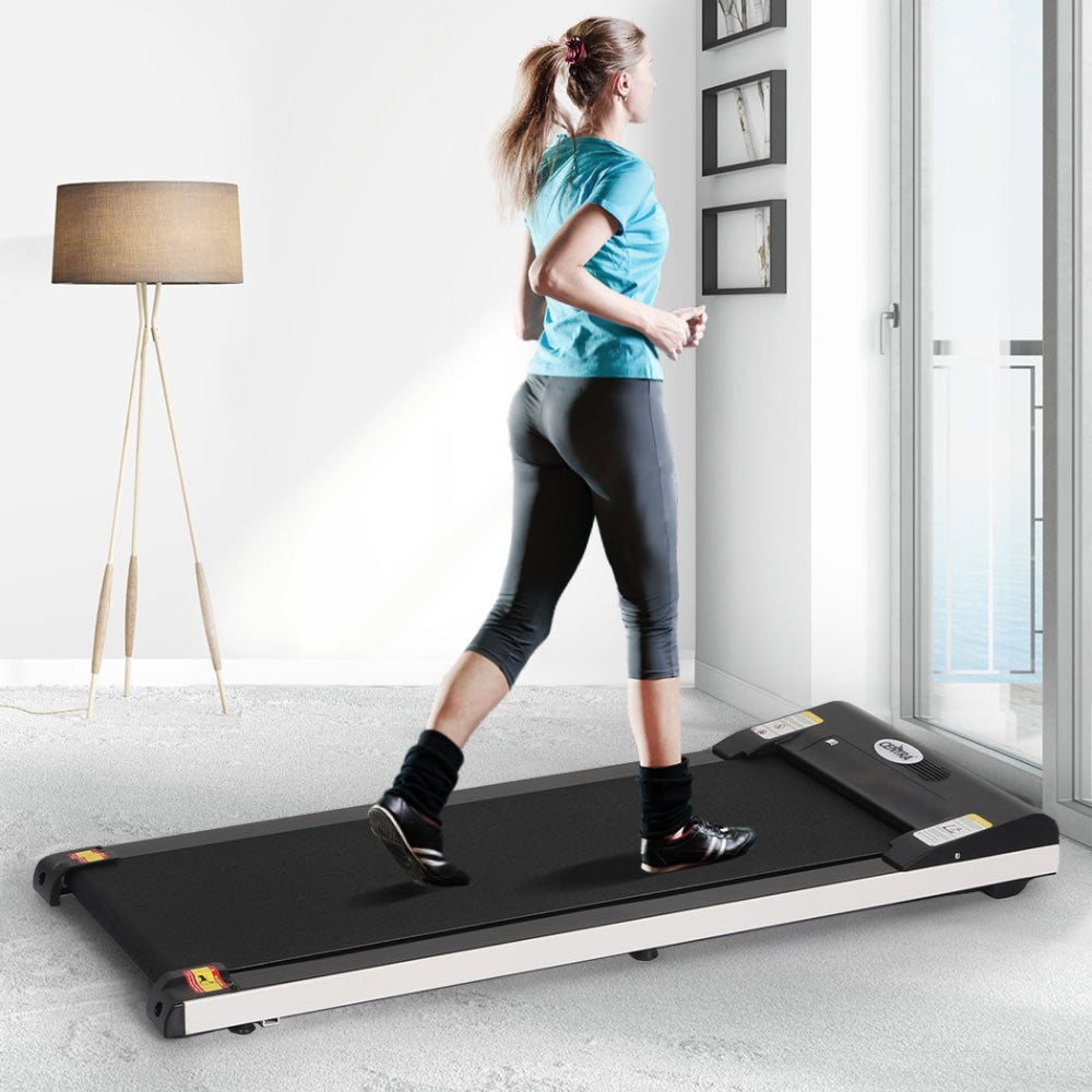 Centra Electric Treadmill for Home & Office - Foldable Walking Pad with Remote Control, LCD Display & Shock Absorption - Perfect for Home Gym, Small Spaces & Under Desk Workouts