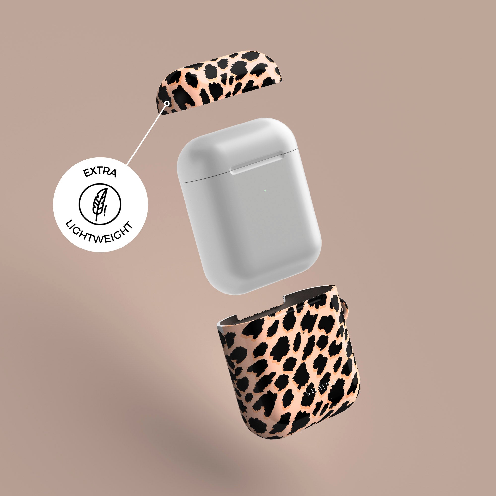 Pink Leopard Print AirPods Pro Case - Cute Protective Cover for AirPods 1/2/3 - Perfect for Gym, Travel & Everyday Use