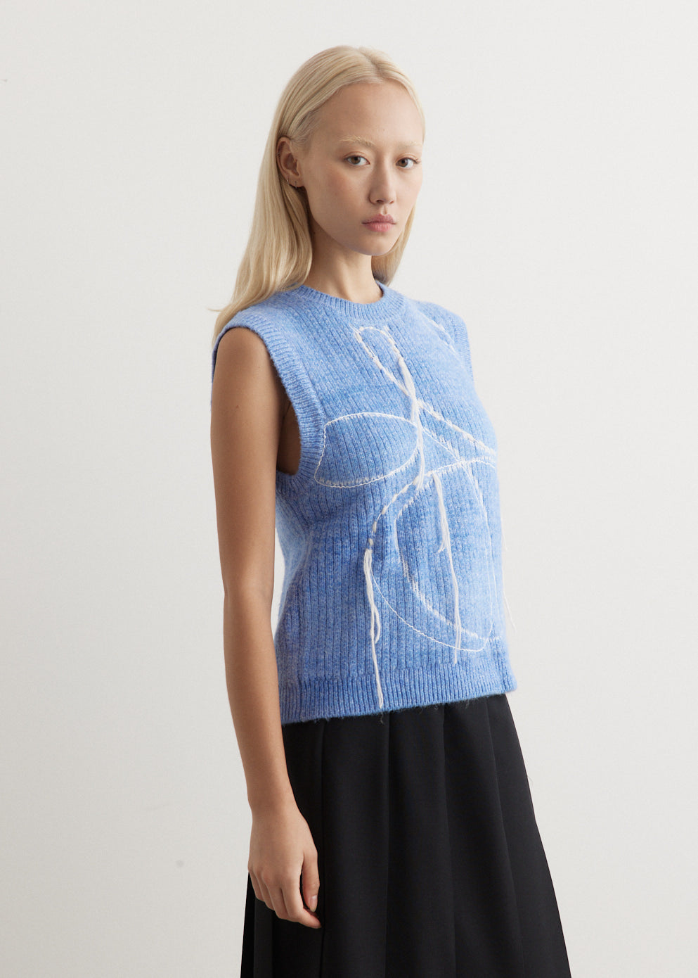 Stylish 00:28 Knitted Vest for Women - Cozy Winter Layering & Casual Outfit Essential