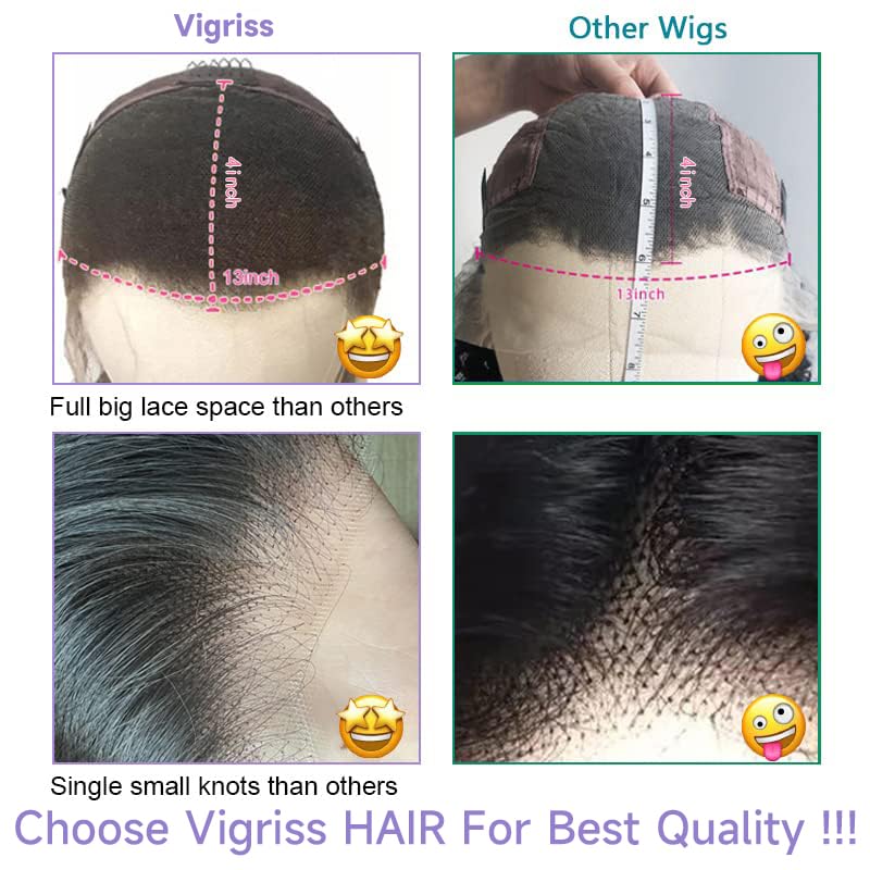 28 Inch Body Wave HD Lace Front Wigs Human Hair 180% Density 13x4 Lace Frontal Wig - Pre Plucked Glueless Human Hair Wig with Baby Hair for Women (Natural Black) | Perfect for Daily Wear, Cosplay & Special Occasions