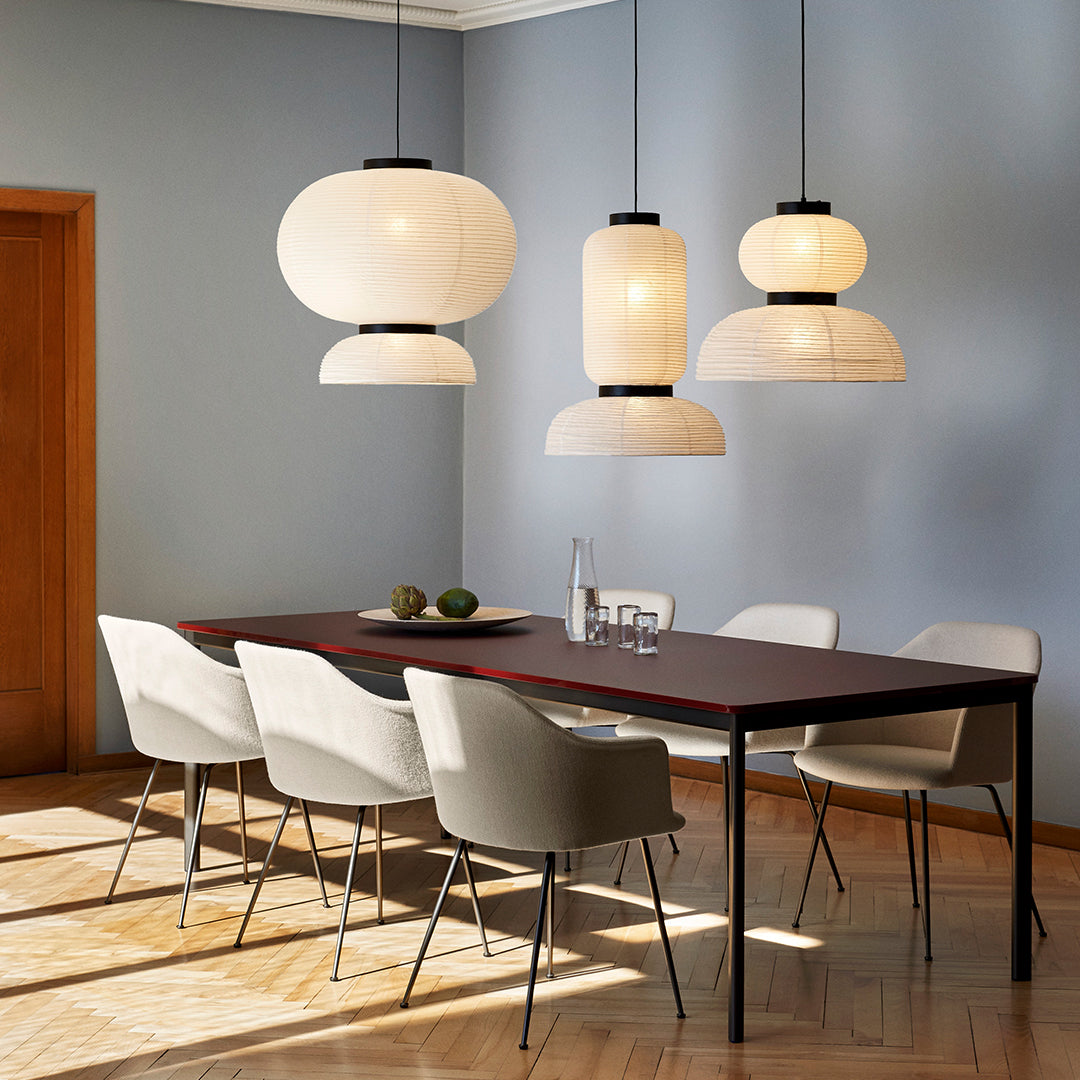 Formakami JH4 Pendant Lamp - Modern Paper Pendant Light for Dining Room, Living Room & Bedroom | Scandinavian Design Ceiling Light Fixture