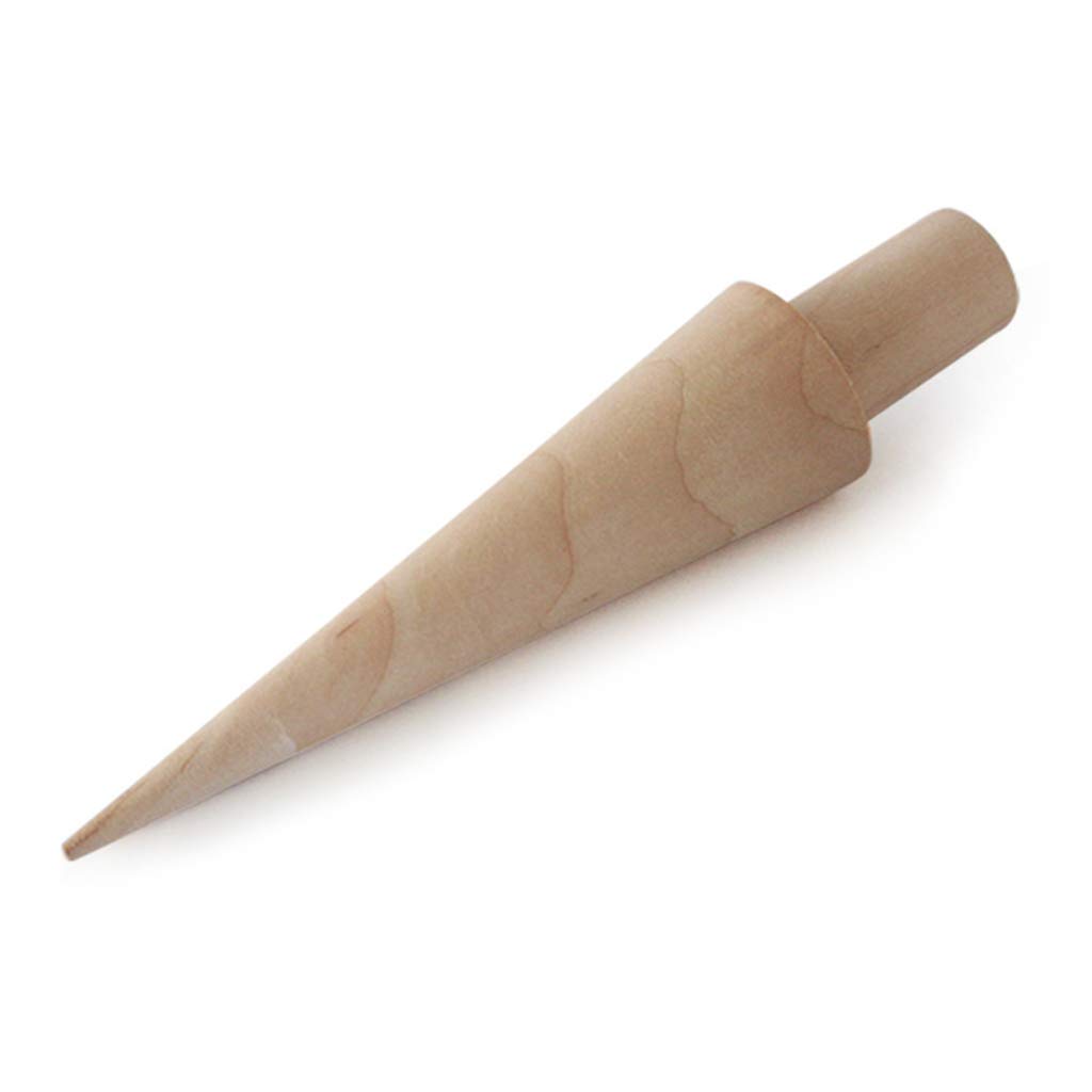 Wooden Ice Cream Cone Mold - DIY Baking Tool for Egg Rolls, Omelets, Waffles & Pastry | Perfect for Homemade Ice Cream Cones, Desserts & Breakfast Creations