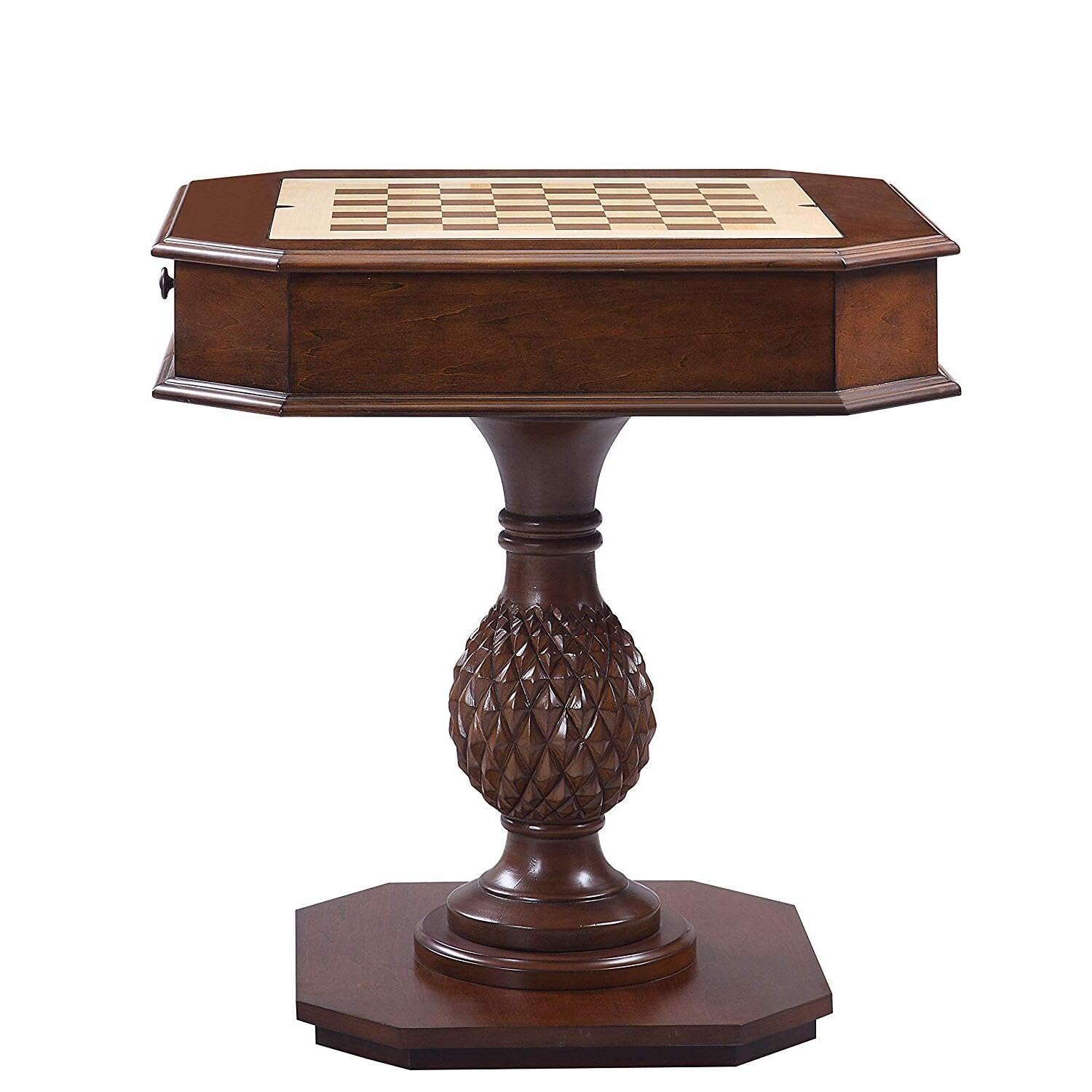 Premium Urban Upmarket Game Table - Solid Cherry Wood - Perfect for Living Room, Game Room, or Man Cave Entertainment