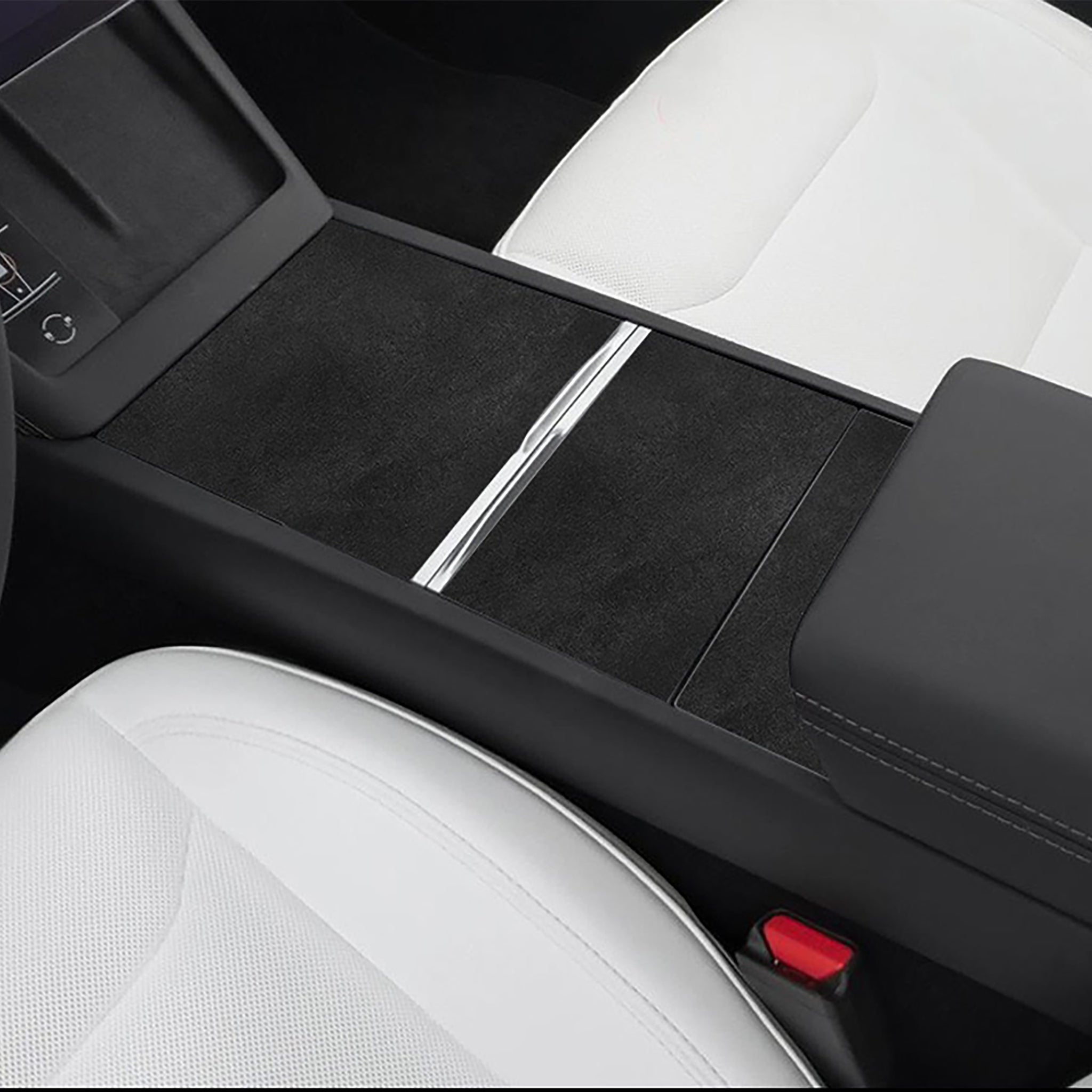 Premium Center Console Wrap for Tesla Model 3 Highland (2024+) - Scratch-Resistant Vinyl Cover with Non-Slip Surface - Perfect for Daily Commute & Road Trips