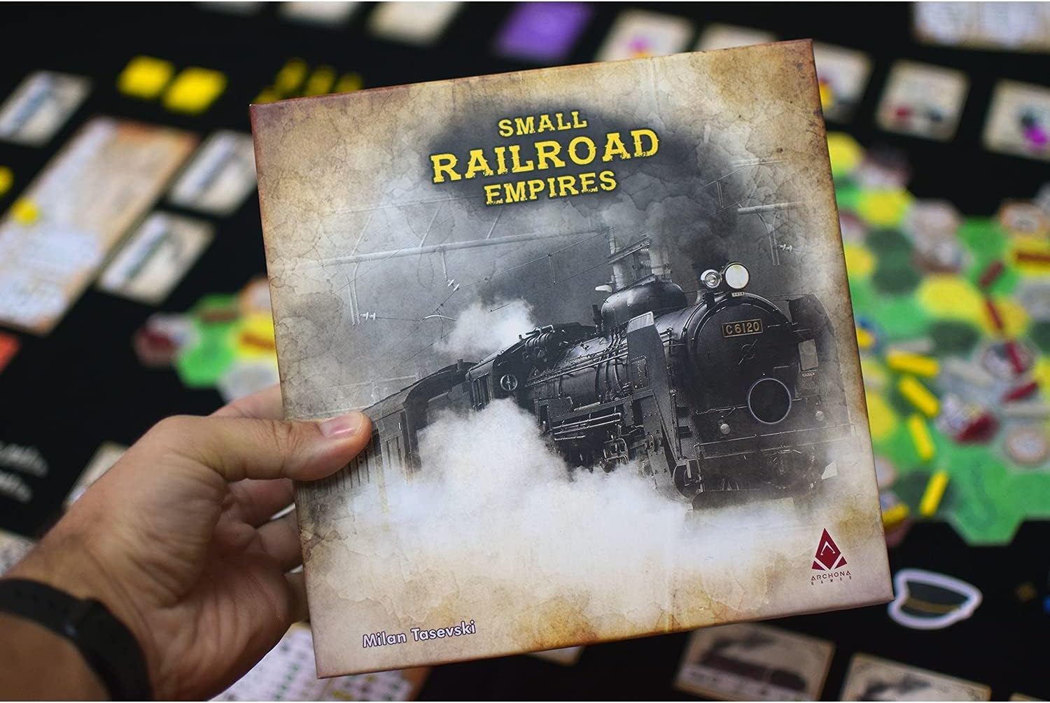 Archona Games Small Railroad Empires Board Game - Strategy Train Empire Building Game for Adults & Teens - Perfect for Family Game Nights & Strategy Game Enthusiasts