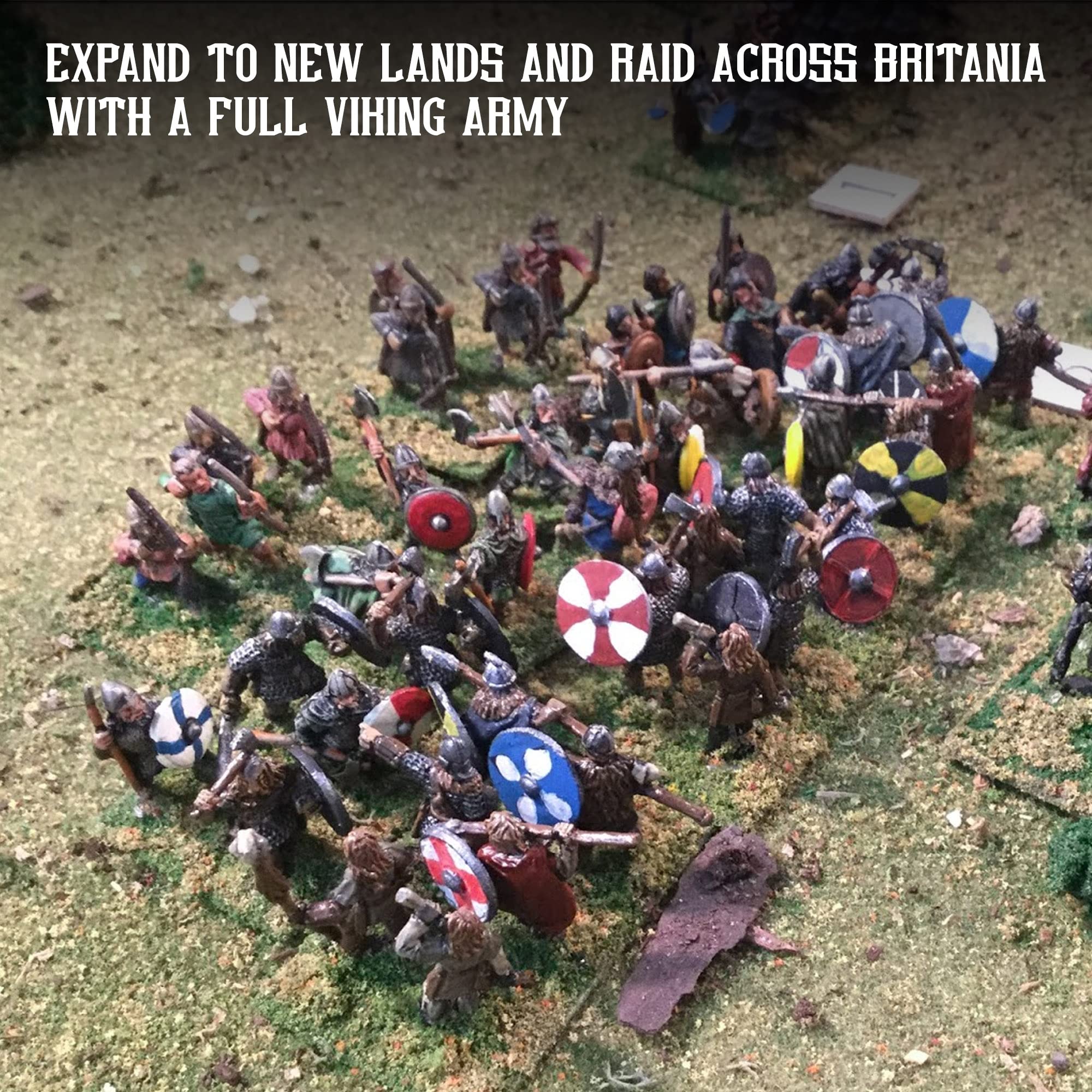 Wargames Delivered Hail Caesar - Viking Starter Army 28mm Miniatures Set | Roman & Greek Tabletop War Game Figures | DND Miniatures by Warlord Games | Perfect for Wargaming Battles & RPG Campaigns