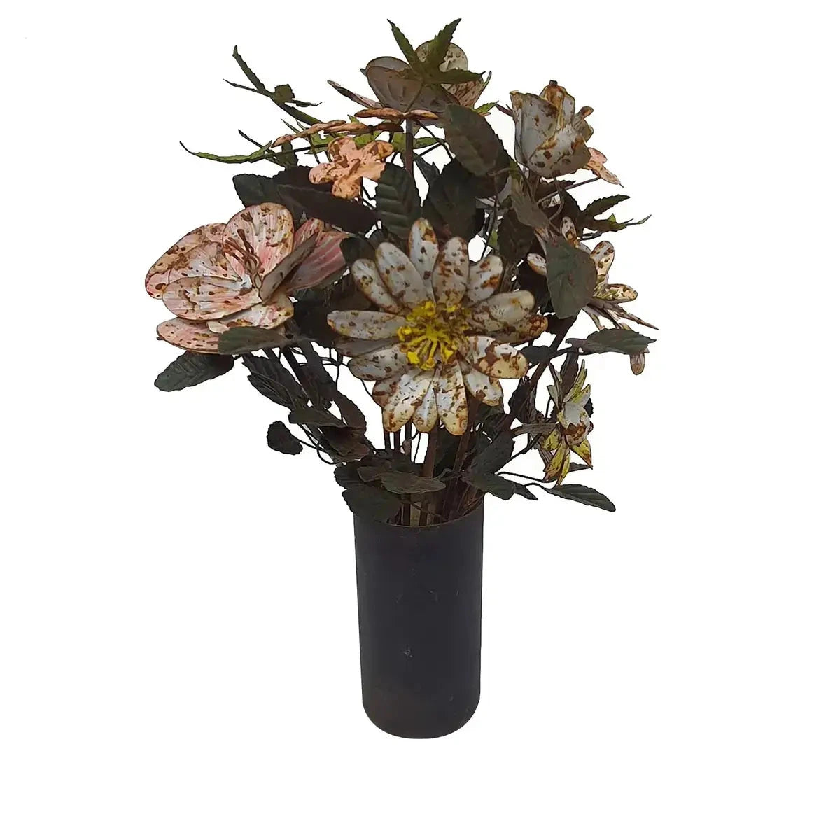 French Wire Flower Bouquet - Artificial Floral Arrangement for Home Decor, Wedding Centerpieces, and DIY Crafts | Elegant and Durable Fake Flowers for Tables, Parties, and Events