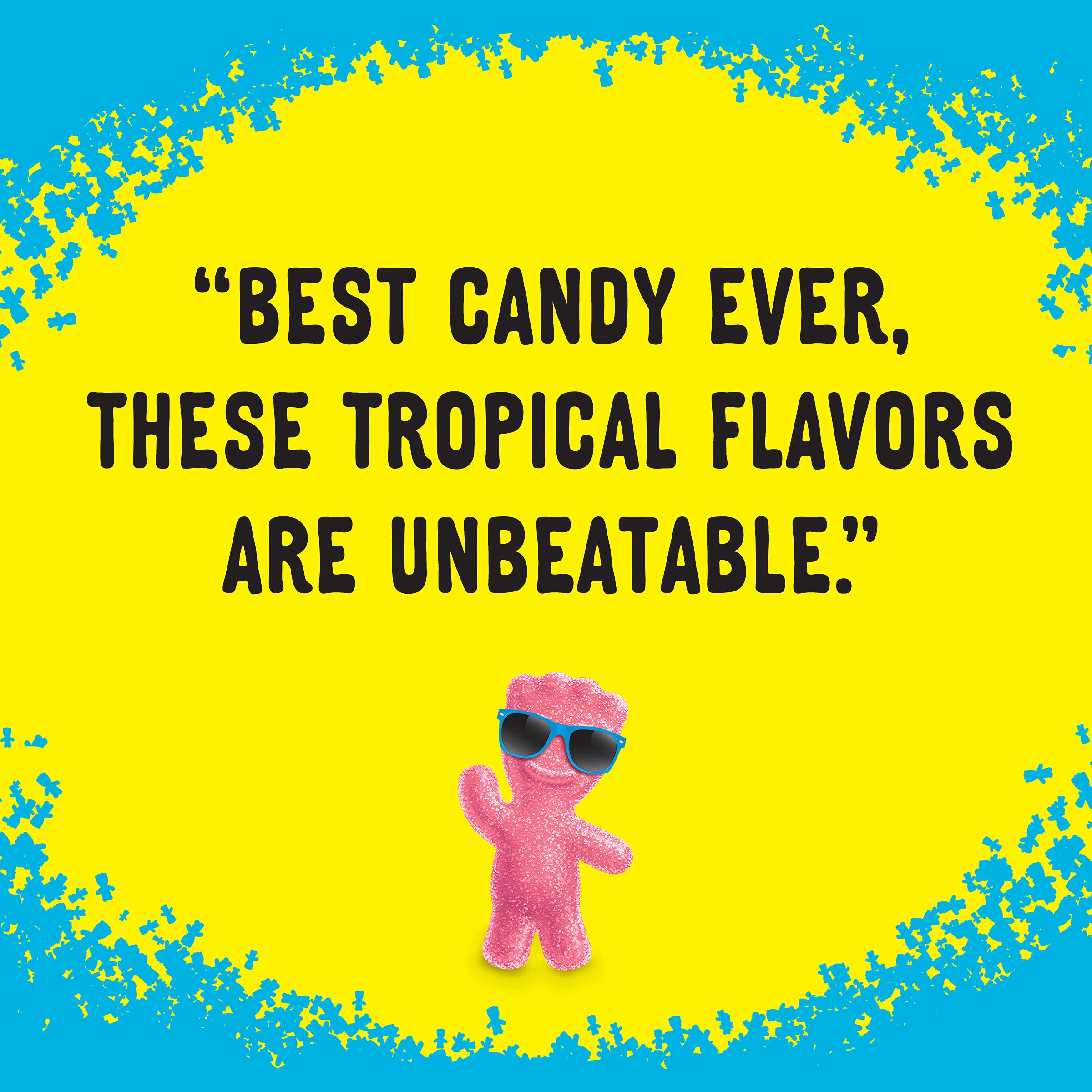 Sour Patch Kids Tropical Soft & Chewy Candy - 3.5 oz Bag | Sweet & Tangy Tropical Flavored Gummy Candy | Perfect for Parties, Movie Nights & Snacking