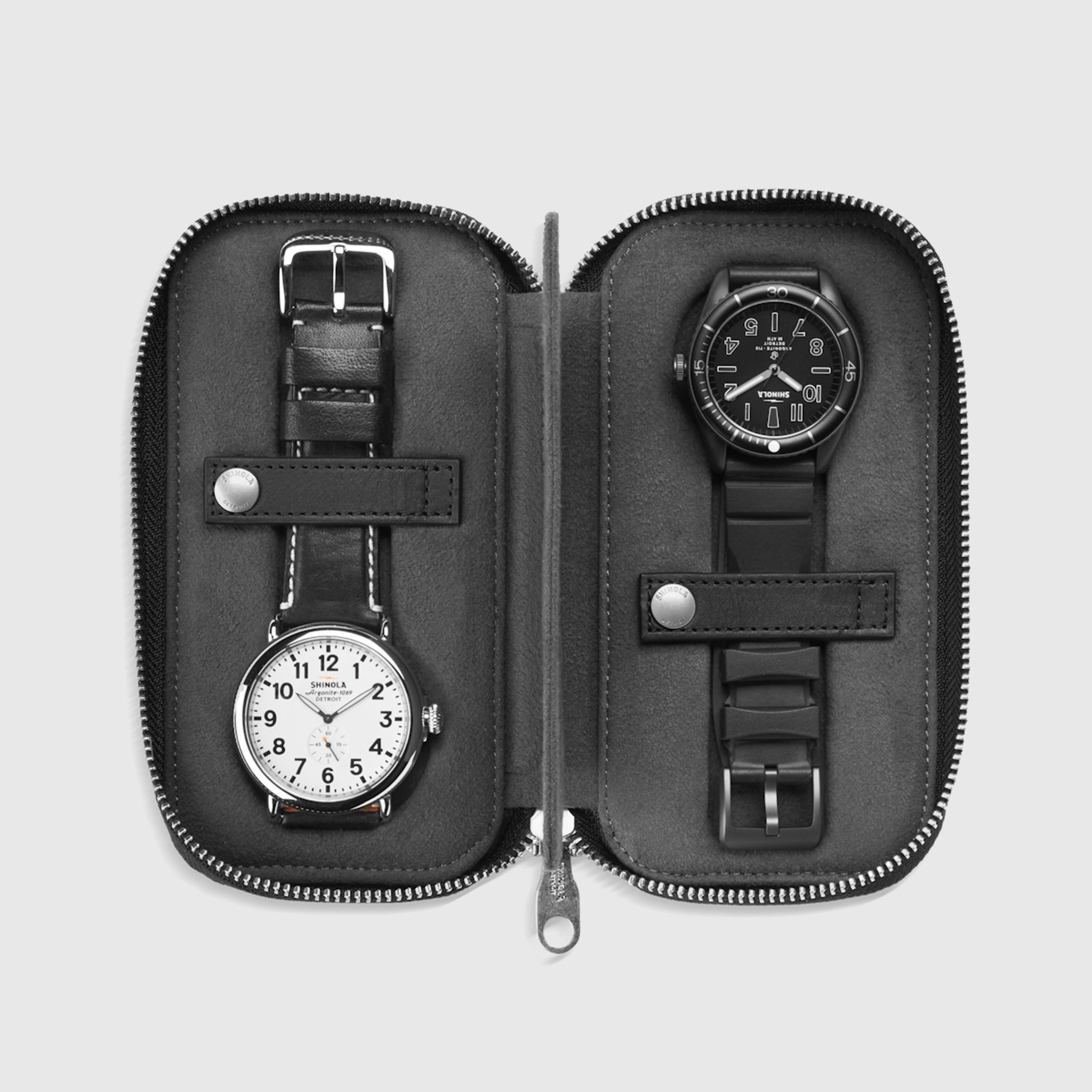 Premium Travel Watch Case - Durable Leather Watch Storage Organizer for Men & Women - Perfect for Business Trips, Vacations & Daily Use