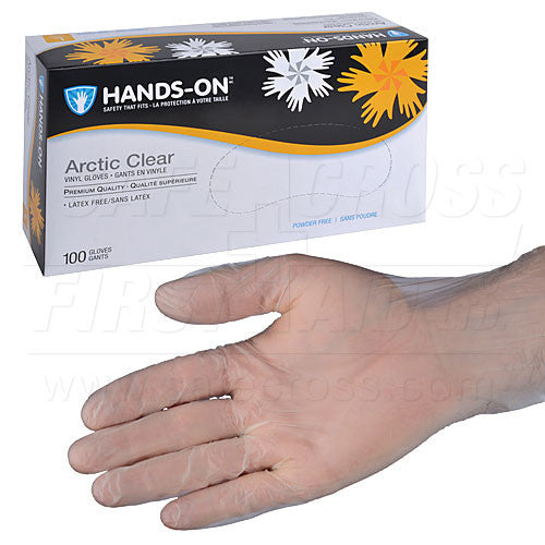 Premium Vinyl Medical Examination Gloves - Small Size (100/Box) - Disposable, Powder-Free & Latex-Free for Healthcare, Tattoo, Cleaning & Food Handling