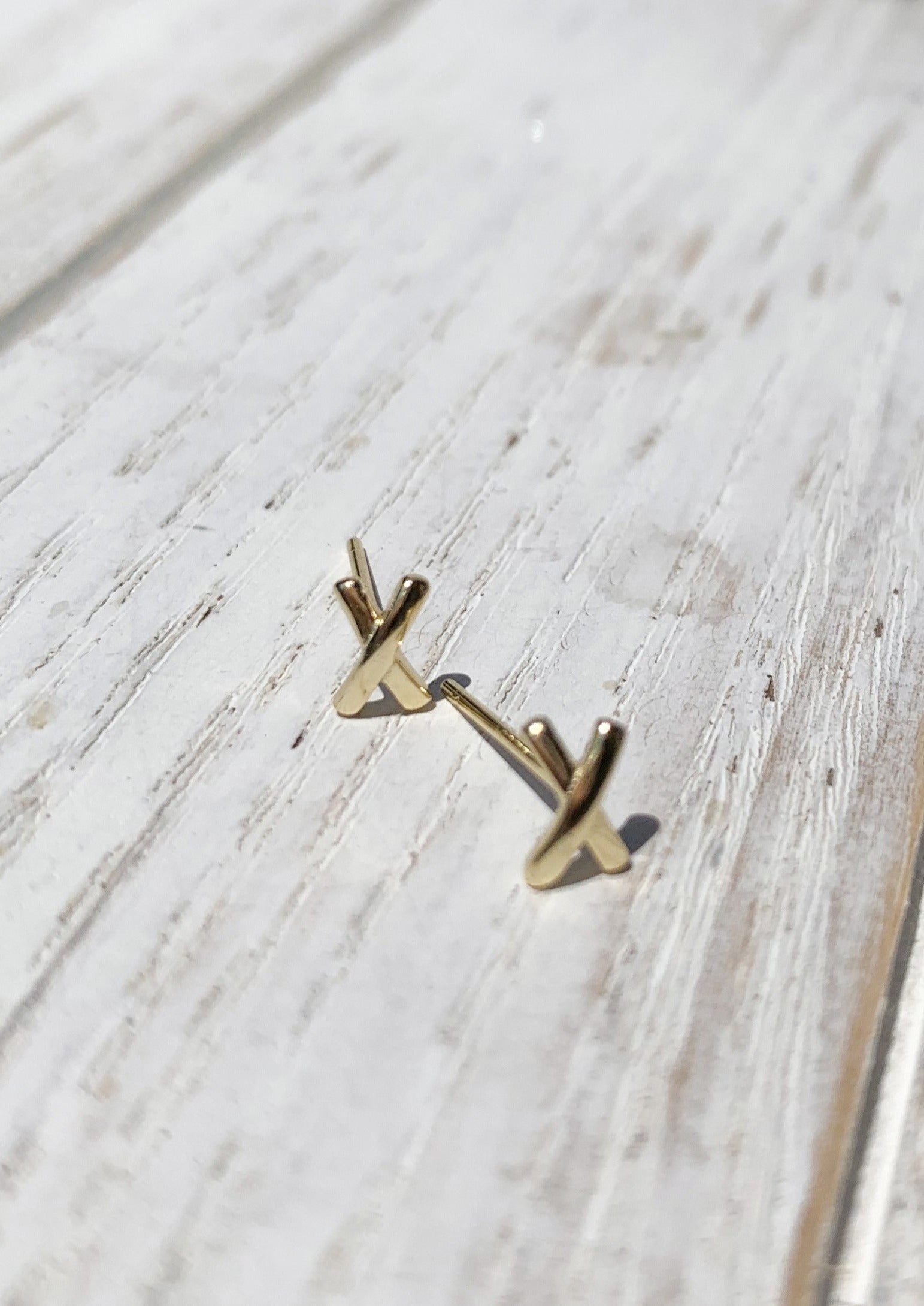14K Gold Plated Tiny Stud Earrings for Women - Minimalist Elegant Jewelry Gift Set for Bridal Party, Wedding, Anniversary & Everyday Wear