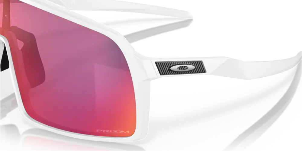 Oakley Sutro S Matte White Sunglasses with Prizm Road Lenses - Cycling, Running & Outdoor Sports Eyewear