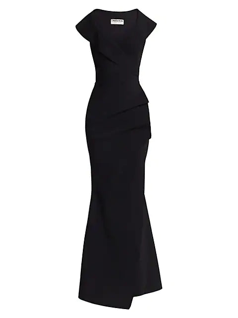 Fiy Norc Long Dress - Elegant Black Maxi Dress for Women | Perfect for Evening Parties, Weddings & Special Occasions