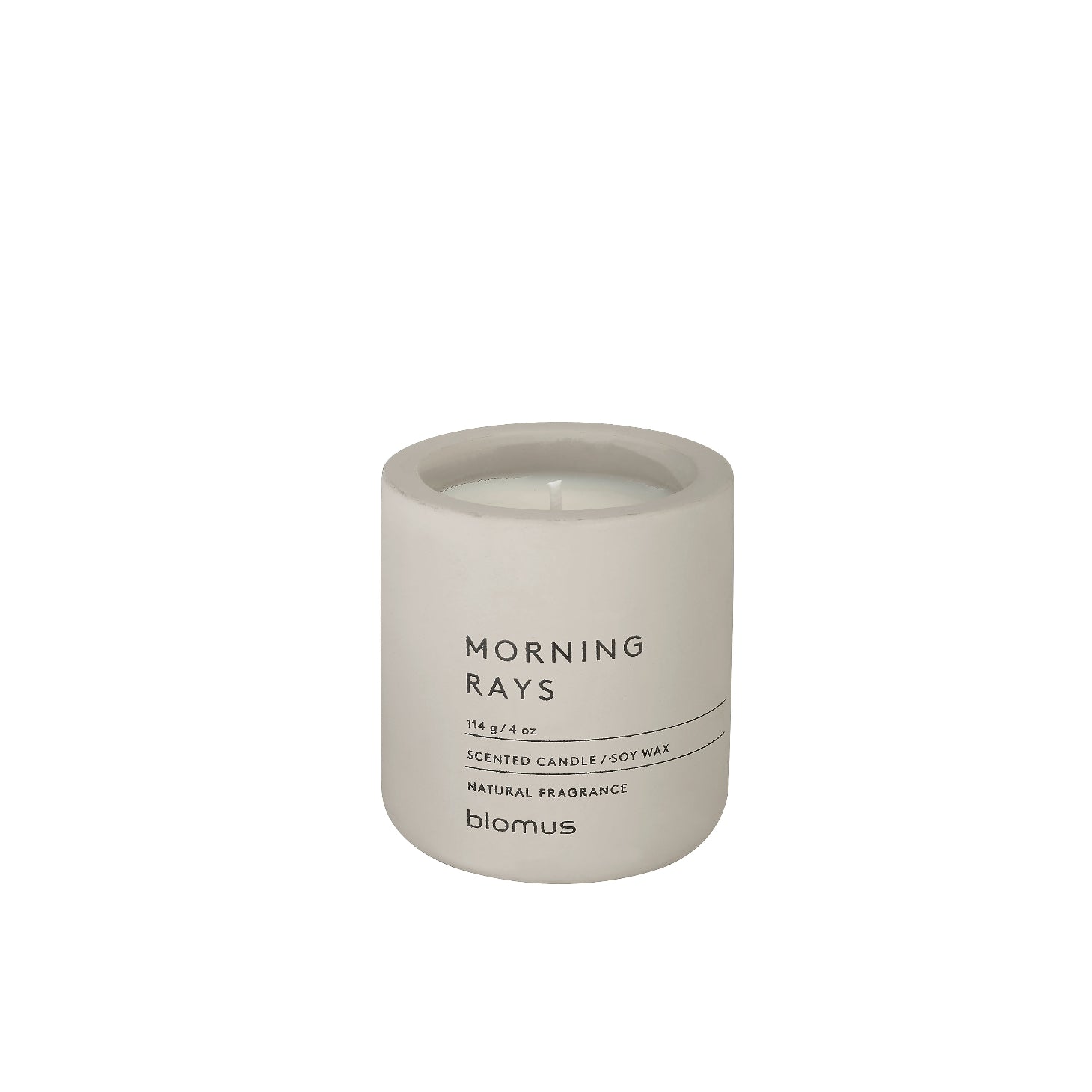 Eco-Friendly Scented Candle in Minimalist Concrete Jar - Small Size for Home Decor, Relaxation & Gift Giving