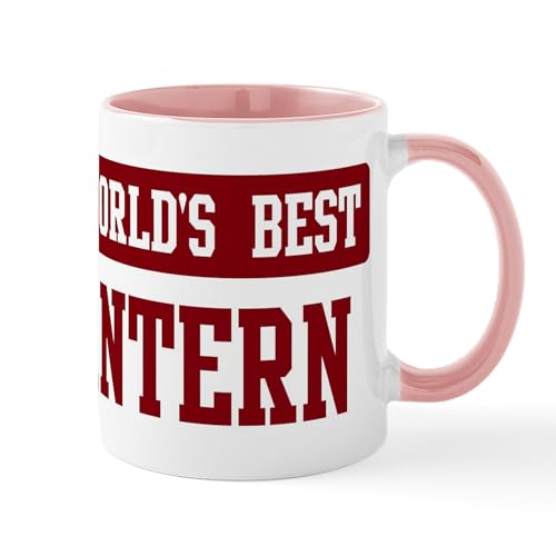 White/Pink Inside - Worlds Best Intern Mug
