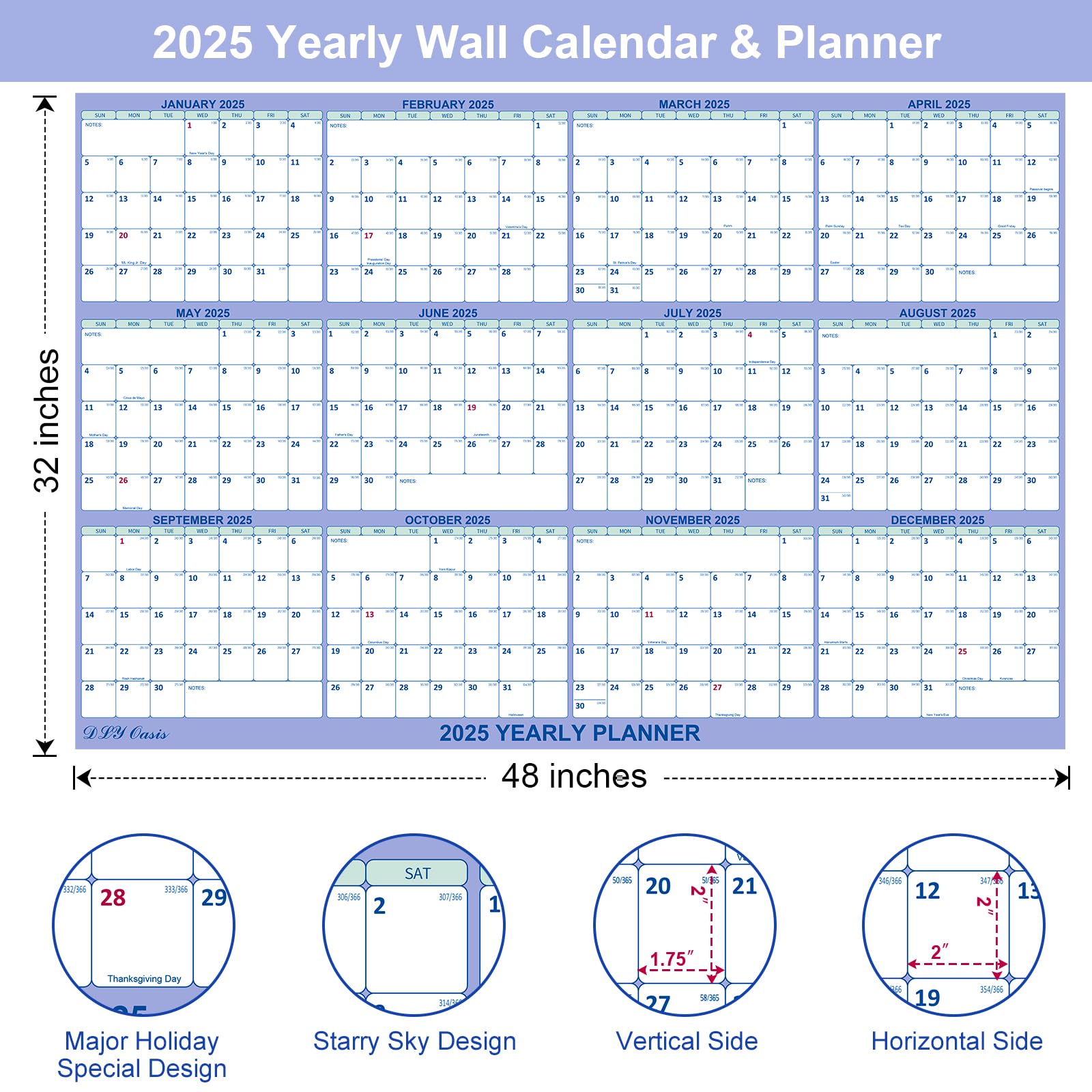 2025 Wall Calendar 32