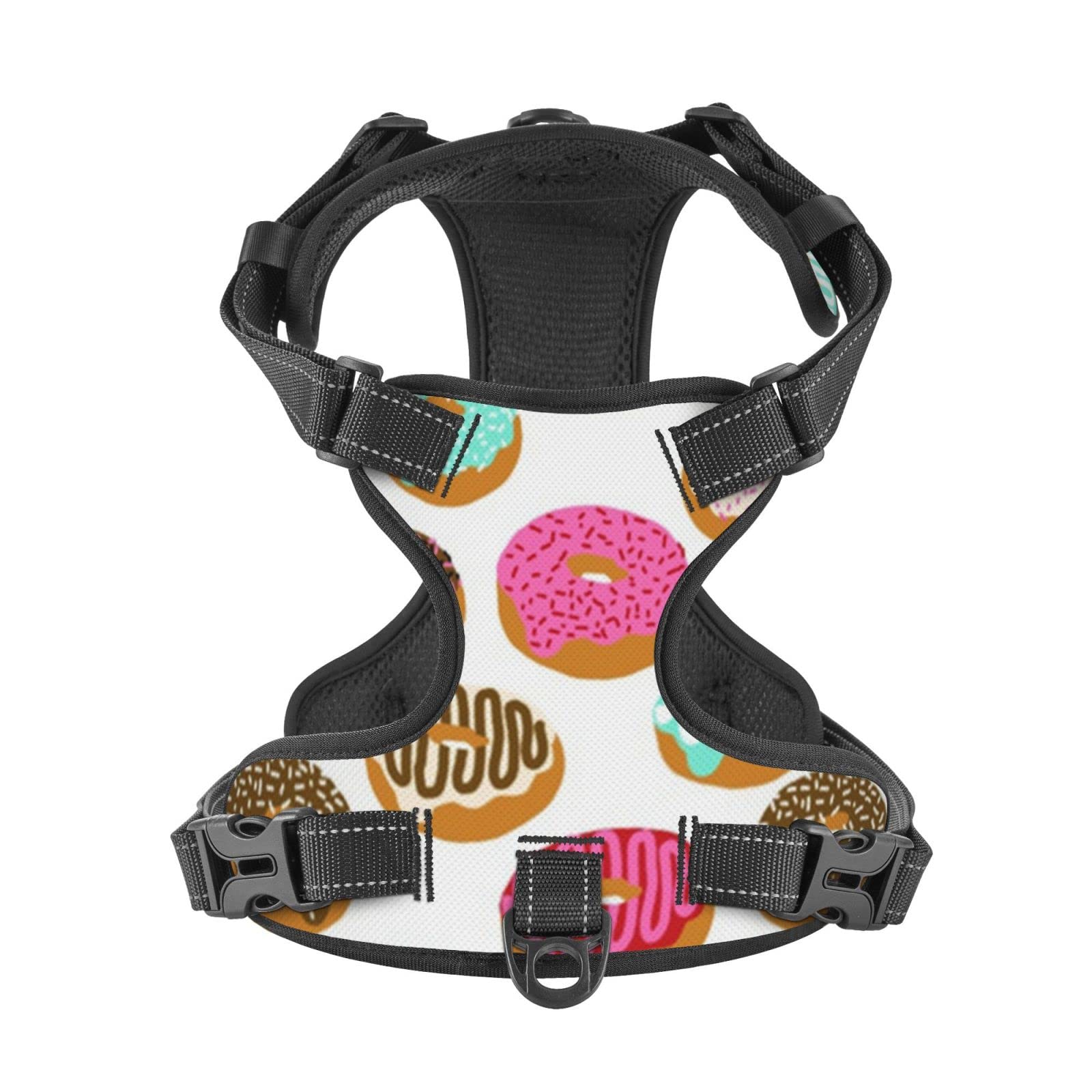 Soft Mesh Dog Harness & Leash Set - Breathable Step-in Vest for Walking, No Pull Adjustable Pet Harness with Reflective Strips for Puppies & Small Dogs | Perfect for Summer Outdoor Activities & Nighttime Safety