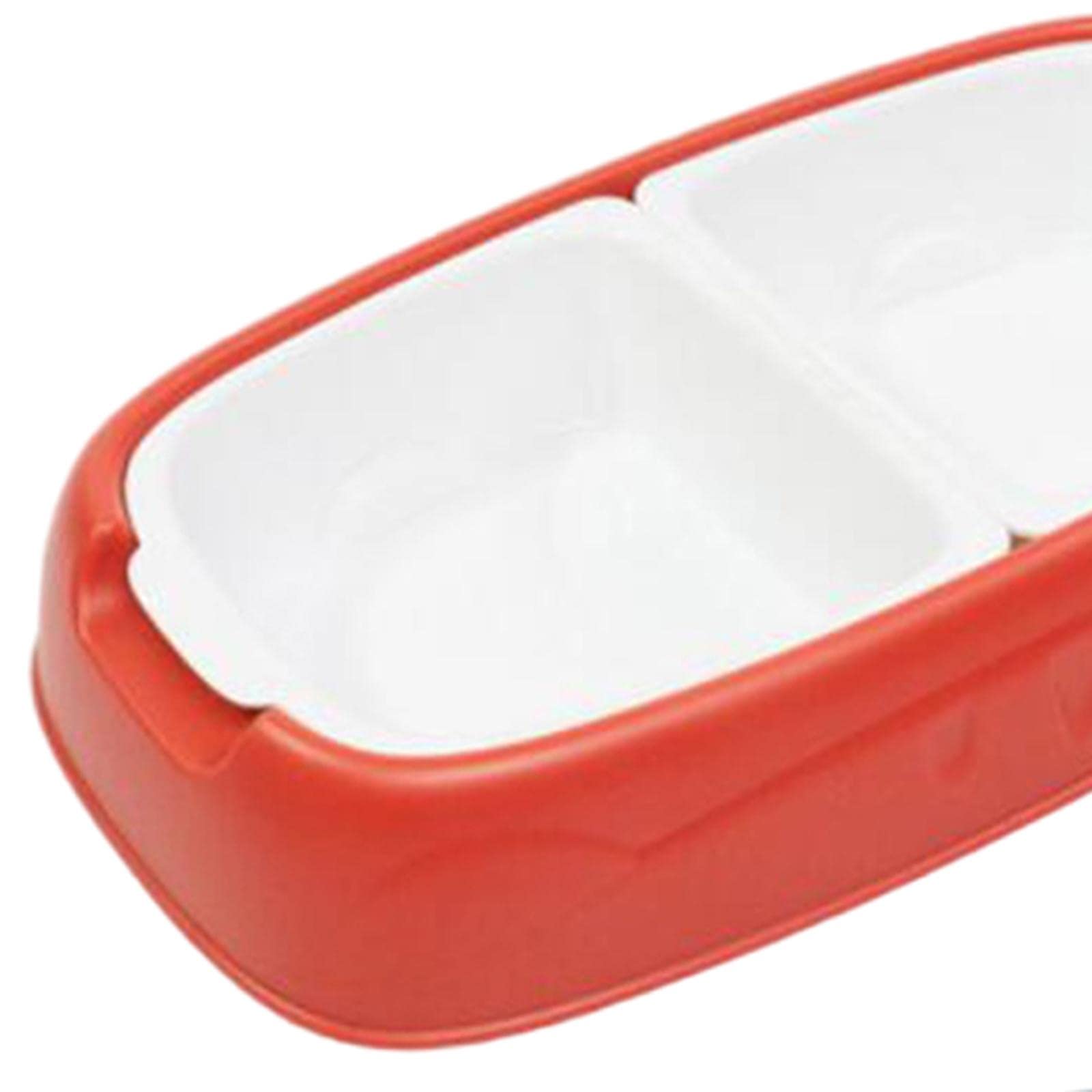 **Enakshi Anti-Skid Pet Water & Food Bowl for Dogs and Cats - Red | Automatic Feeder & Dispenser for Puppies | Durable Pet Supplies for Indoor & Outdoor Use**