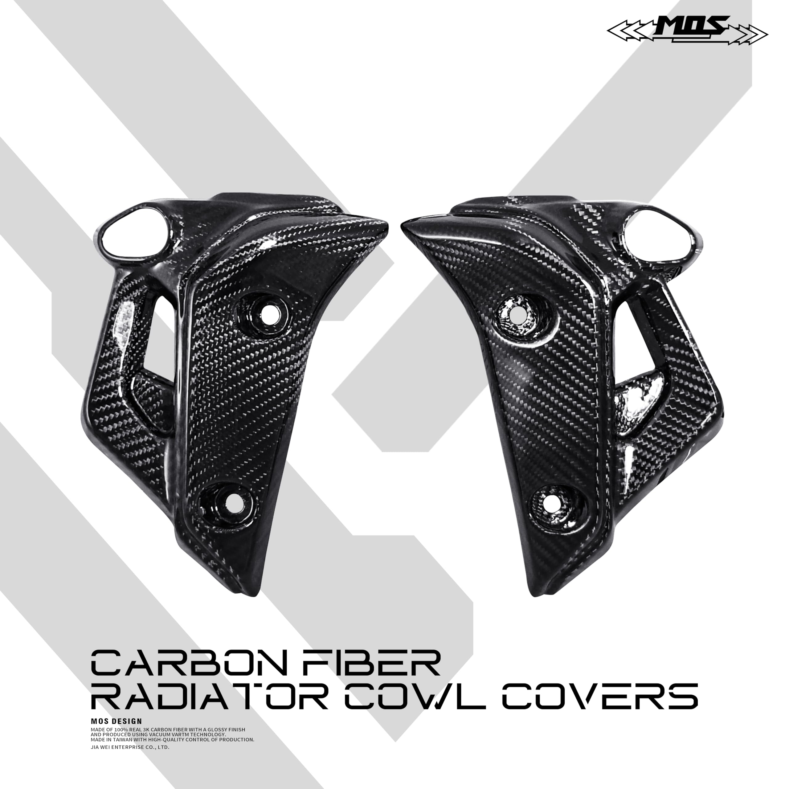 Carbon Fiber Radiator Cowl Cover for Yamaha MT-07 2021 | Lightweight & Durable Motorcycle Accessory | Perfect for Street Riding & Custom Bike Builds