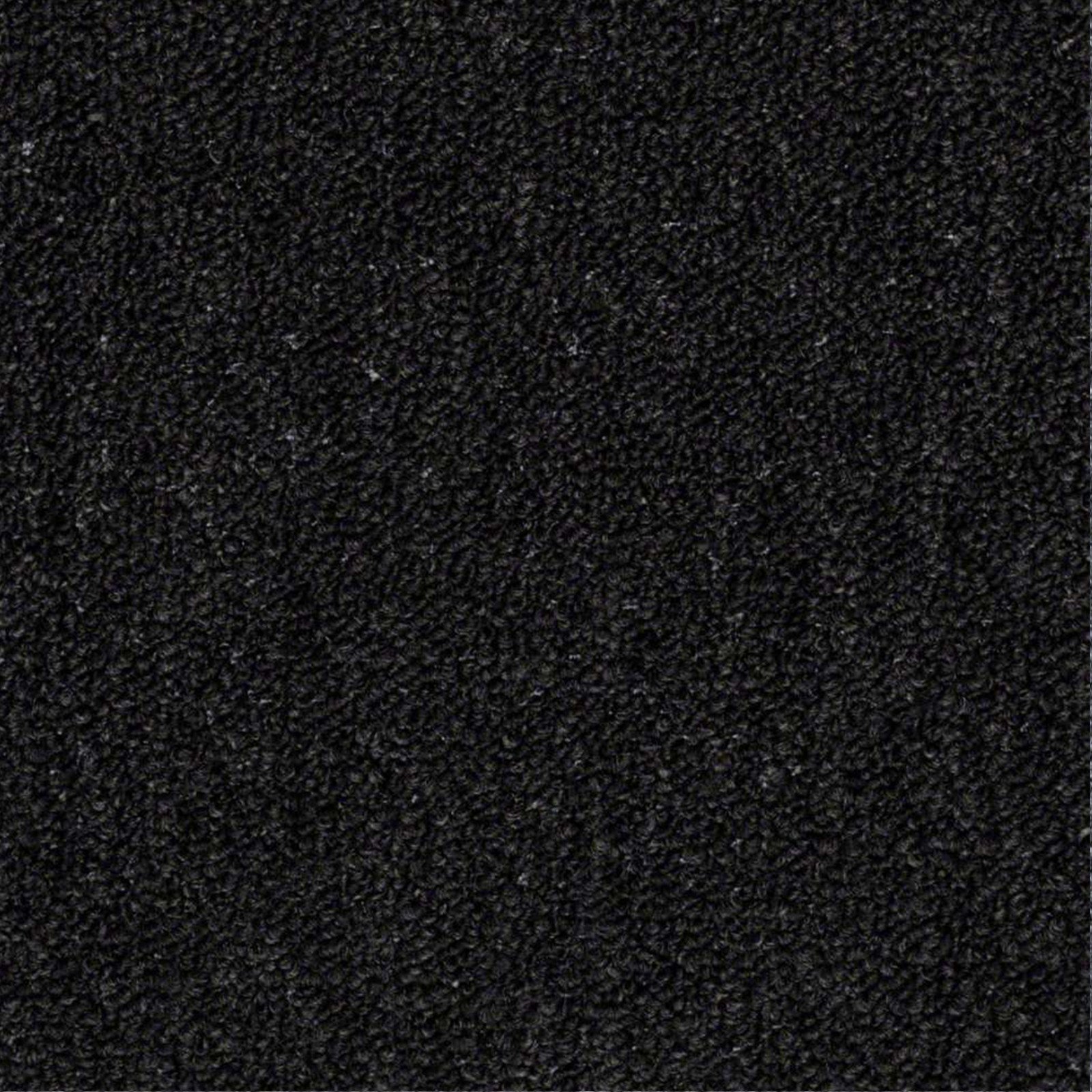 Home Queen 5' x 5' Square Indoor/Outdoor Commercial Black Area Rug - Perfect for Living Rooms, Patios, Offices & High-Traffic Areas