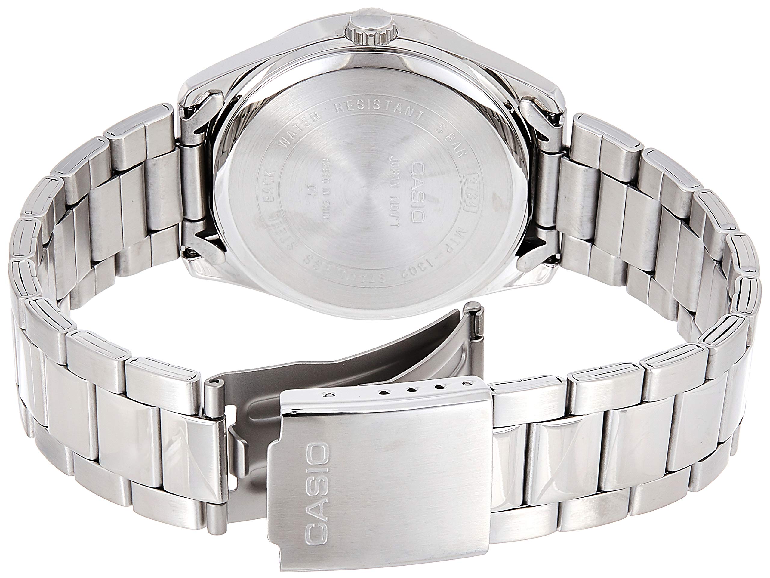 Casio Quartz Watch for Men - Waterproof, Stainless Steel, Digital Display - Perfect for Everyday Wear, Sports & Outdoor Activities
