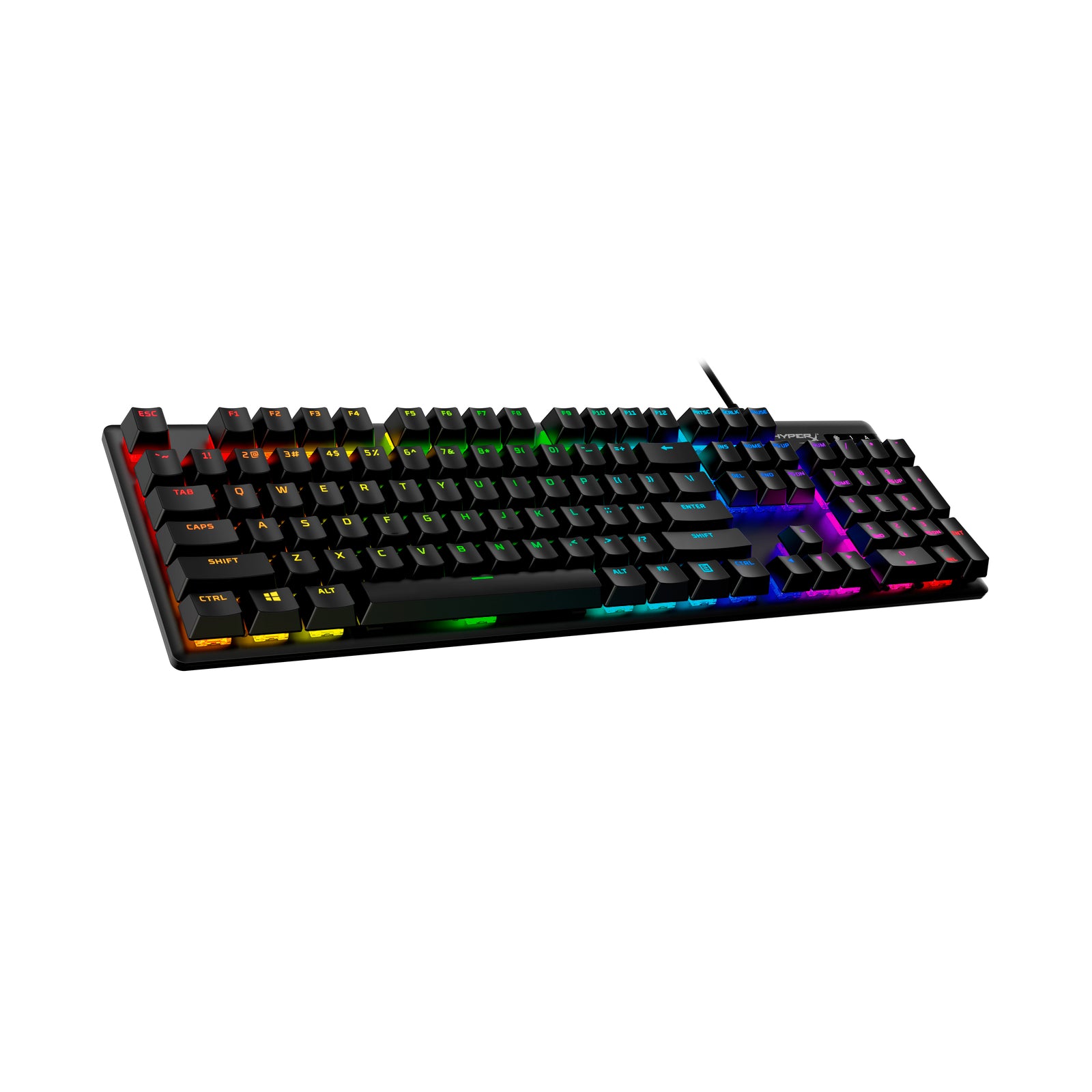 HyperX Full Key Set Keycaps - PBT Double-Shot Keycaps for Mechanical Keyboards - Perfect for Gaming, Typing, and Office Work