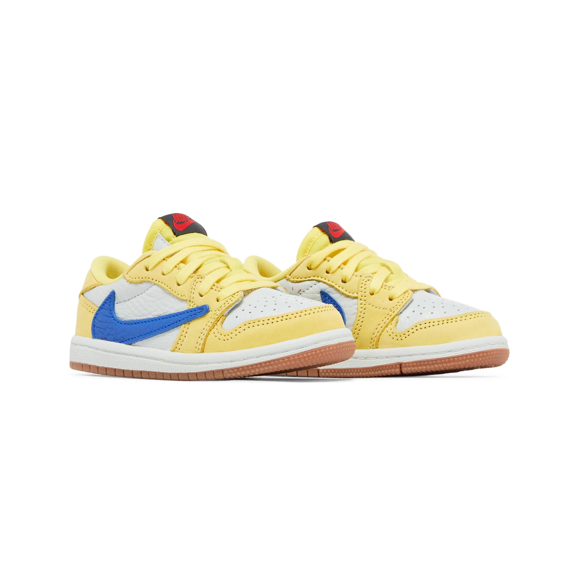 Air Jordan 1 Retro Low OG SP Travis Scott 'Canary' TD Sneakers (2024) - Limited Edition Basketball Shoes for Men & Women - Perfect for Streetwear, Casual Outfits and Sneaker Collection