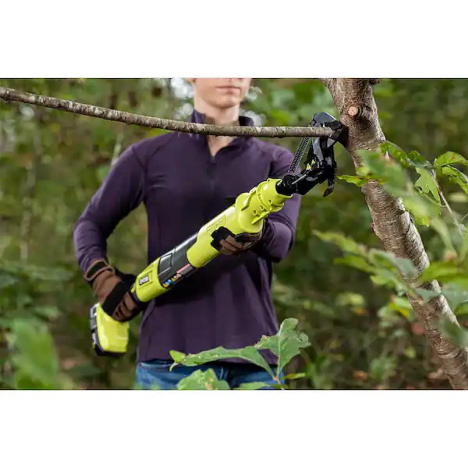 RYOBI ONE+ 18V Cordless Battery Lopper (Tool Only) | Renewed Electric Pruning Shears for Tree Trimming & Garden Maintenance | Lightweight & Powerful for Professional Landscaping & DIY Projects