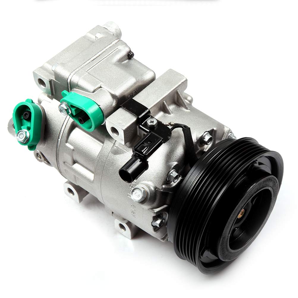 SCITOO AC Compressor with Clutch Compatible for 2006-2011 Hyundai Azera - Replacement Auto Part for Cooling System Repair & AC Maintenance
