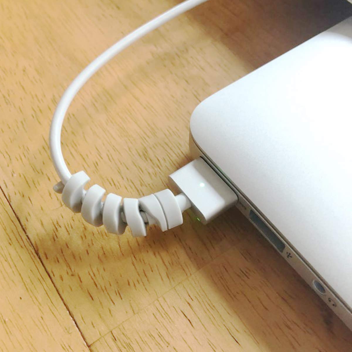 12-Pack Charger Cable Protectors - Universal USB & Headphone Cord Saver for iPhone, Android, Samsung (6 Grey + 6 Black) - Prevent Fraying & Extend Cable Life for Home, Office & Travel Use