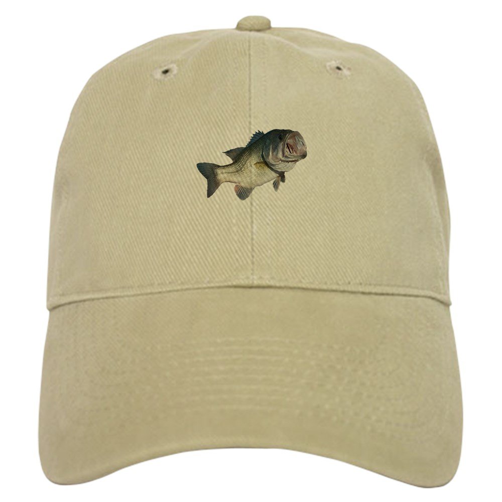 Bass Fisherman Baseball Cap - Adjustable Dad Hat for Fishing Enthusiasts - Perfect for Outdoor Fishing, Boating, and Casual Wear
