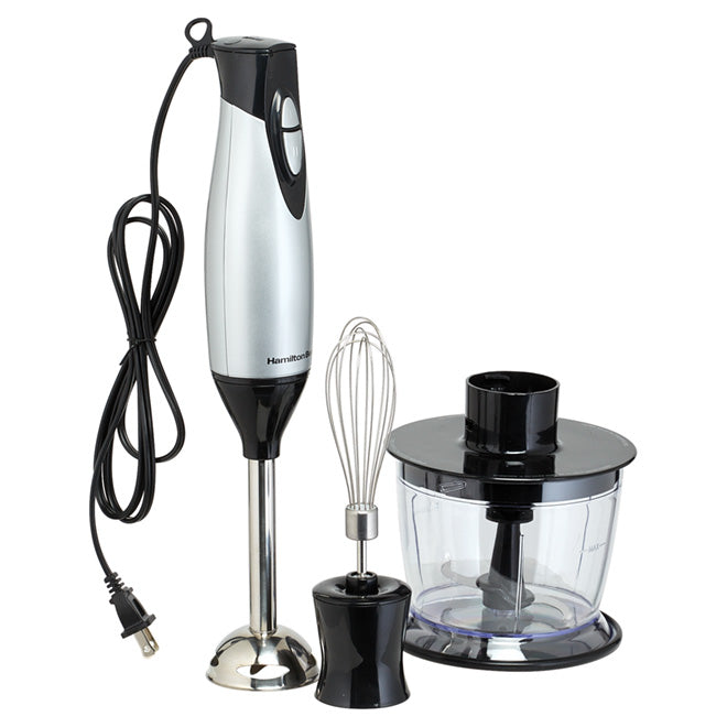 Hamilton Beach 59765C 2-Speed Immersion Hand Blender - Powerful 250W Motor for Smoothies, Soups & Sauces - Perfect for Kitchen, Restaurant & Home Cooking