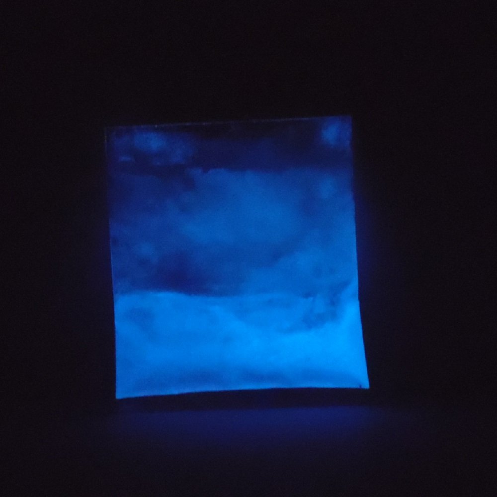 Glow in The Dark Powder - Daytime Visible Blue Pigment (8 oz) for DIY Crafts, Halloween Decor & Nighttime Safety