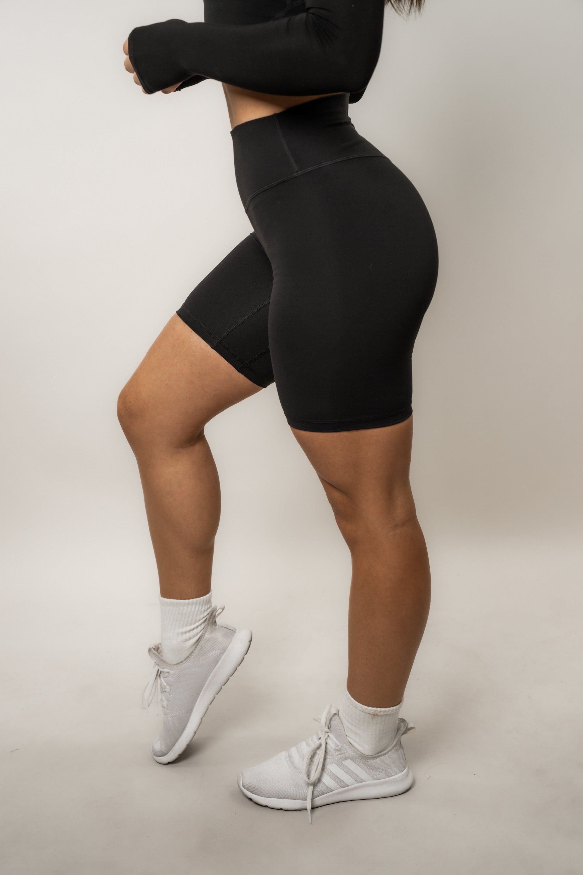 8 Effortless Classic Biker Shorts for Women - High Waist Workout Shorts Black | Perfect for Cycling, Yoga, Running & Gym
