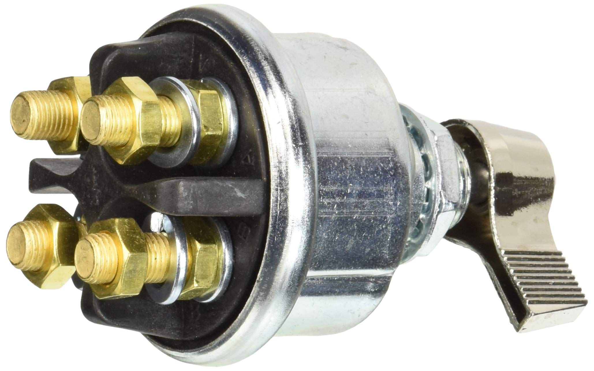 Cole Hersee 75912-BX DPST Master Battery Disconnect Switch - Heavy Duty 12V/24V for Marine, RV, and Automotive Use