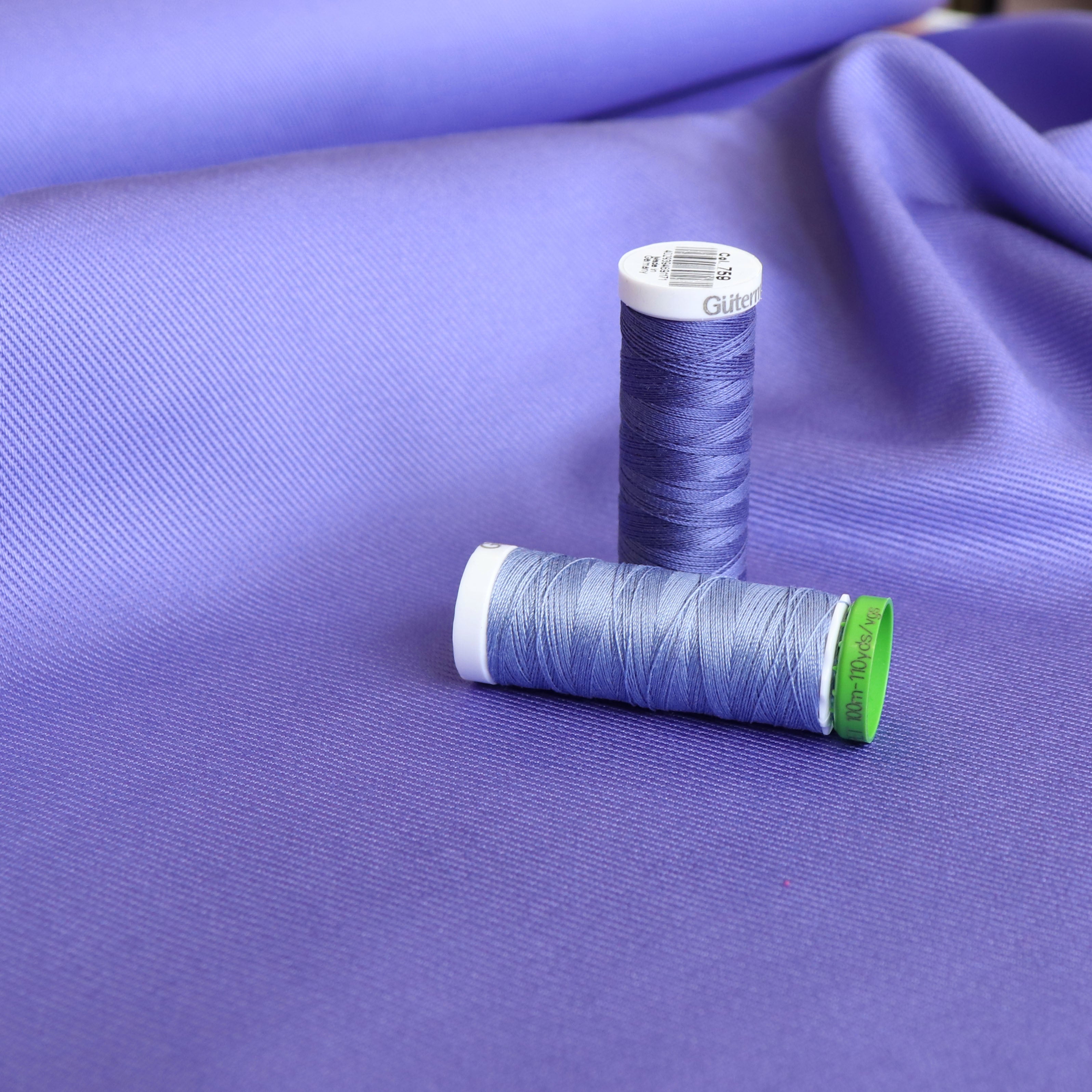 Premium Ventana Cotton Twill Fabric by Robert Kaufman - Soft Lavender Material for Quilting, Apparel & Home Decor Projects