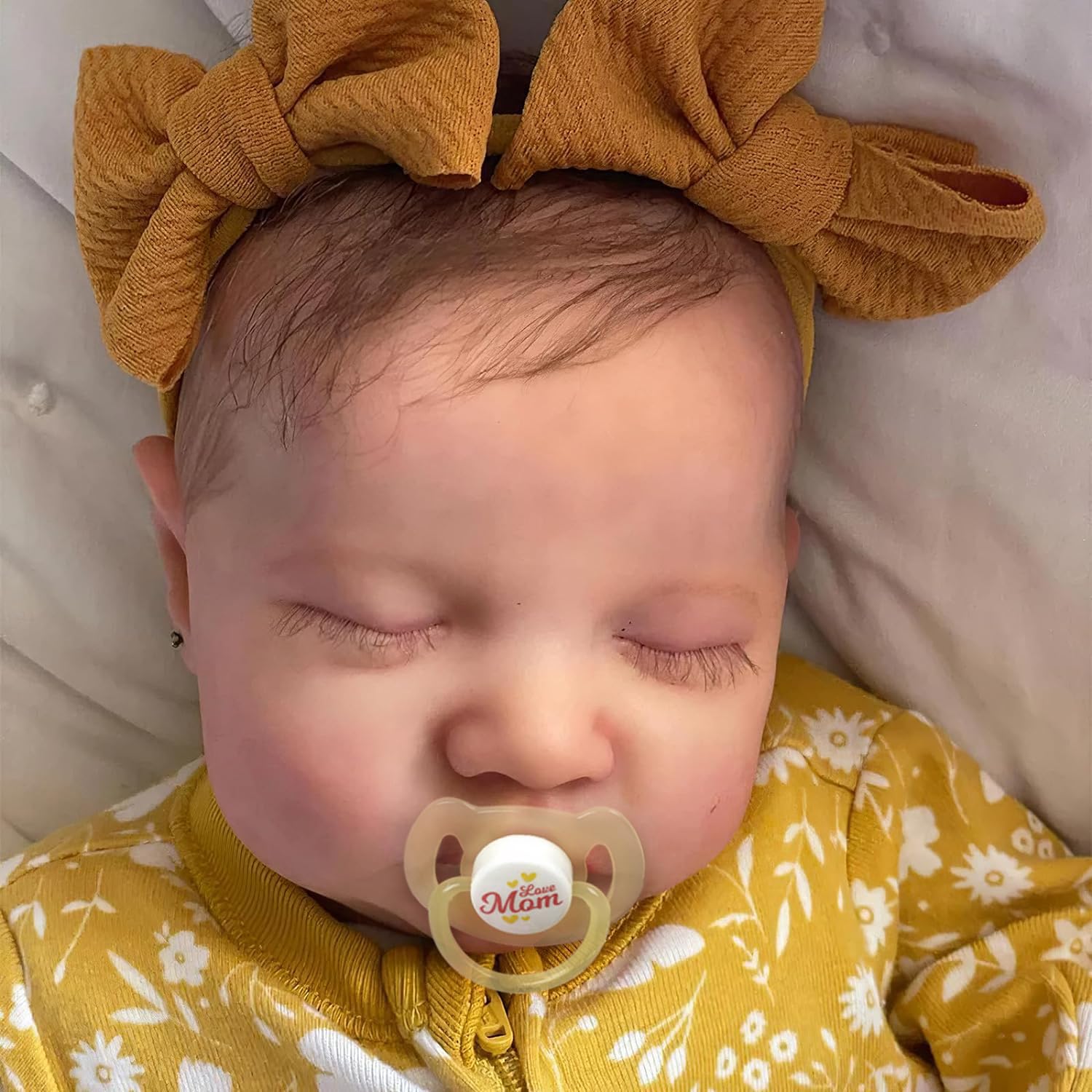 Lifelike Reborn Baby Doll 20 Inch Realistic Newborn Girl Doll - Soft Vinyl Full Body with Outfit & Toy Accessories - Perfect Gift for Kids Age 3+ | Role Play, Collectible Display & Therapy Companion