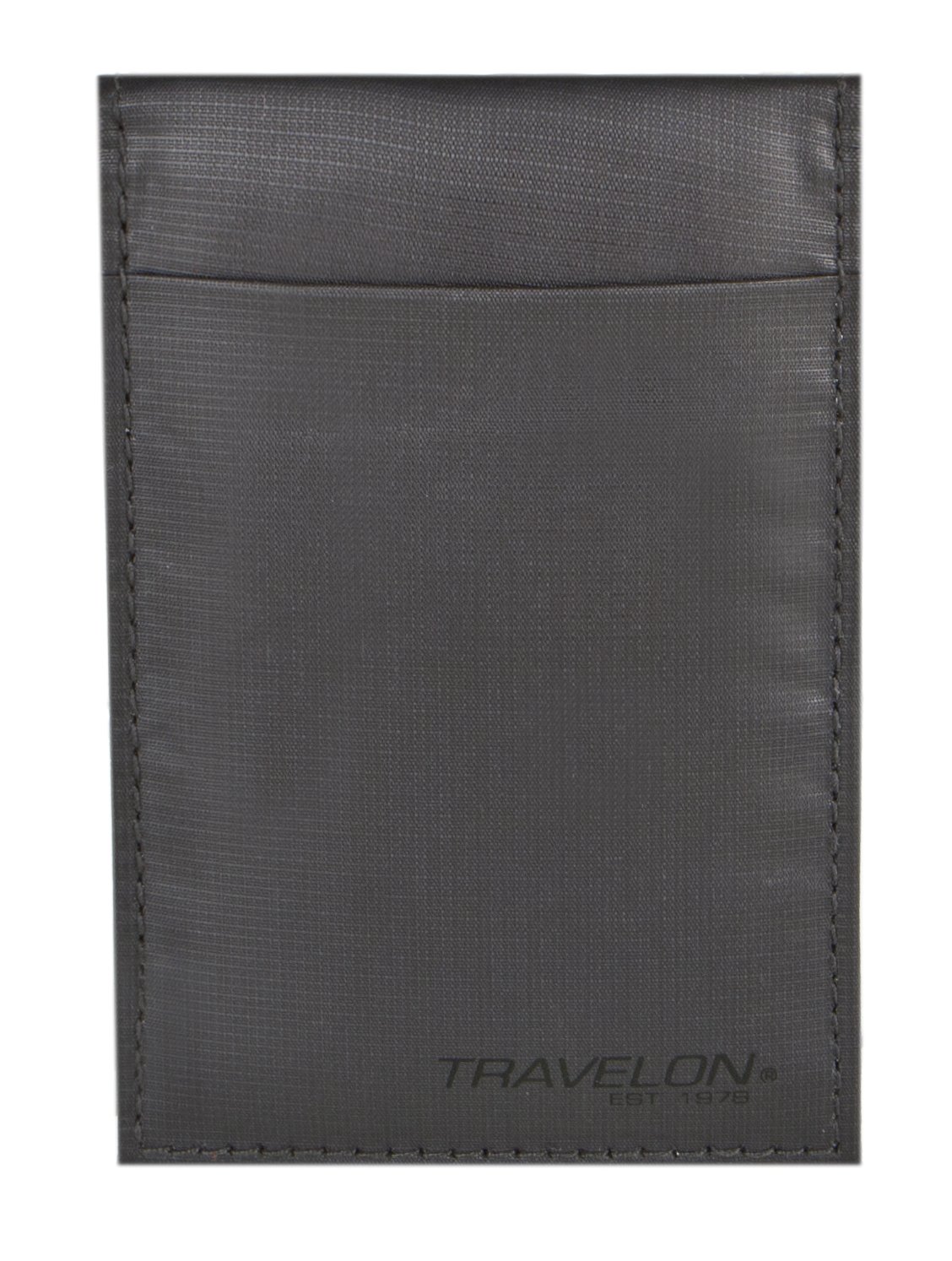 Travelon RFID Blocking Luggage ID Badge Holder - Secure Passport & Credit Card Protector for Travel | Off Black | One Size | Perfect for Airports, Hotels & Business Trips