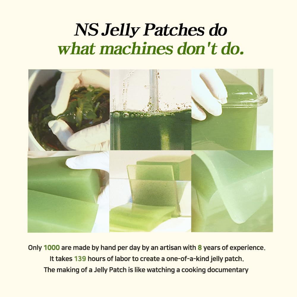 Korean Deep Moisture Face Jelly Patch - Cooling Pore Care for Sunburn Relief