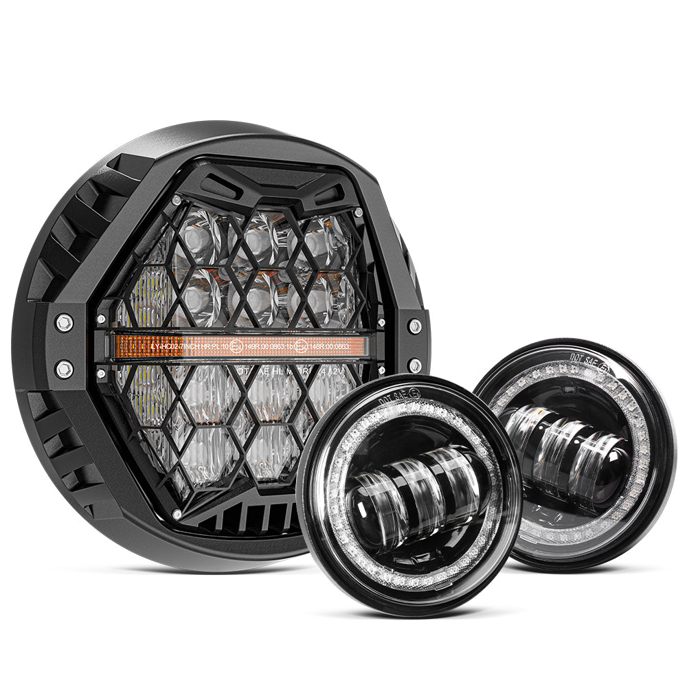 LOYO 7 LED Headlight & 4.5