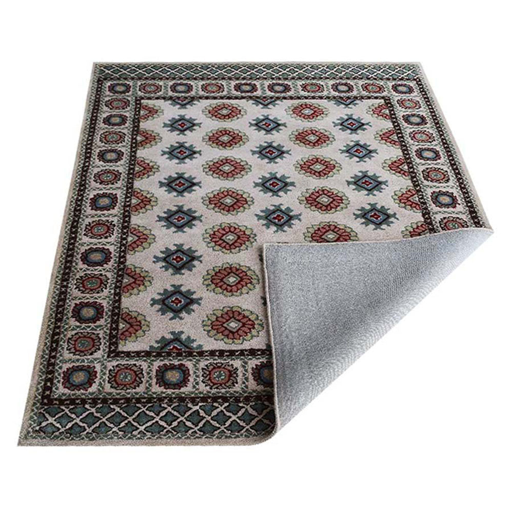 Premium Dynasty Hand Tufted Area Rug - Soft & Durable Wool Carpet for Living Room, Bedroom - Non-Slip Luxury Home Decor (5'x8', Beige) | Perfect for Cozy Home, Office & High-Traffic Areas