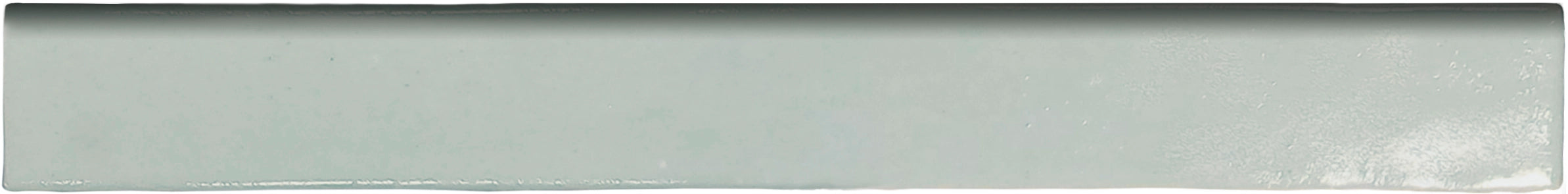 Zellige Charm 1x8 Bullnose Trim Tiles - Handmade Moroccan Ceramic Edge Tiles for Kitchen Backsplash & Bathroom Wall - Perfect Finishing Touch for Home Renovation