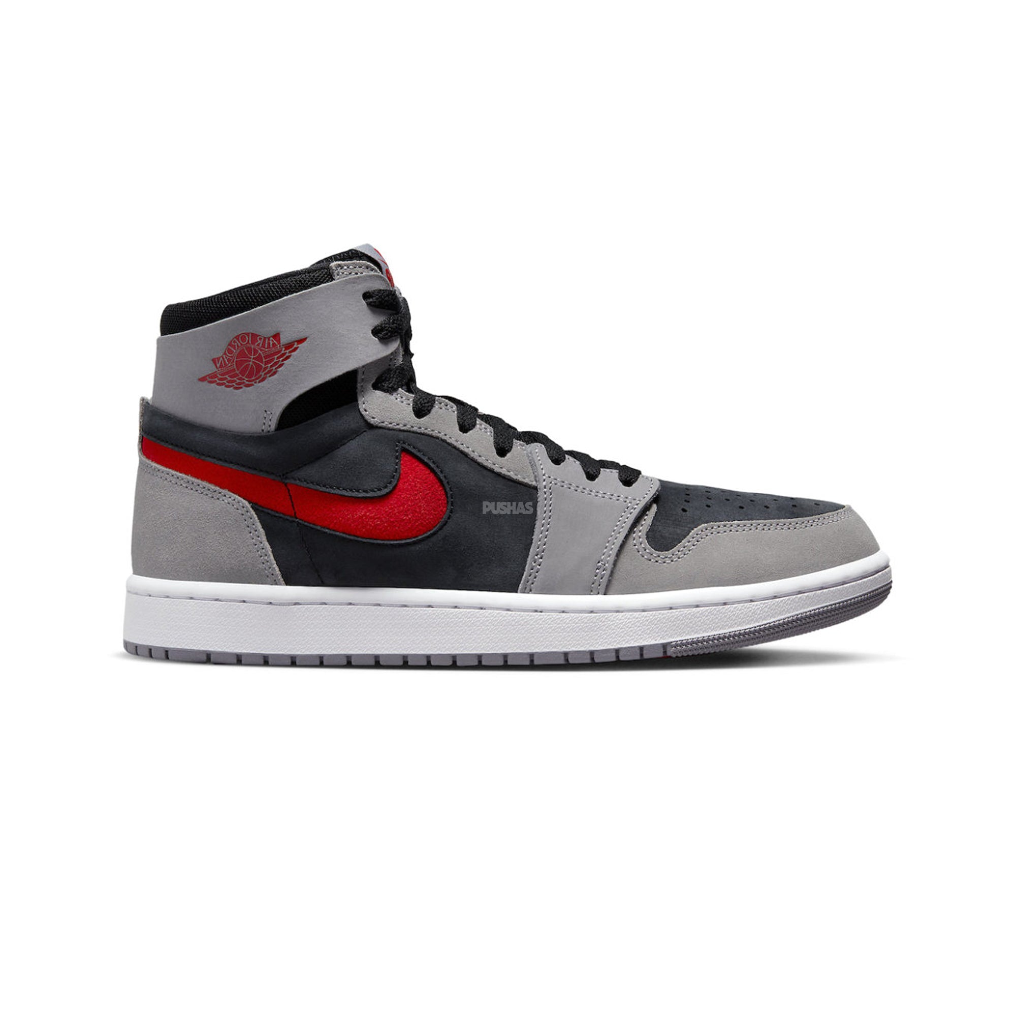 Air Jordan 1 High Zoom Air CMFT 2 'Black Fire Red Cement' Basketball Shoes (2023) - Men's Sneakers for Streetwear, Gym & Casual Wear