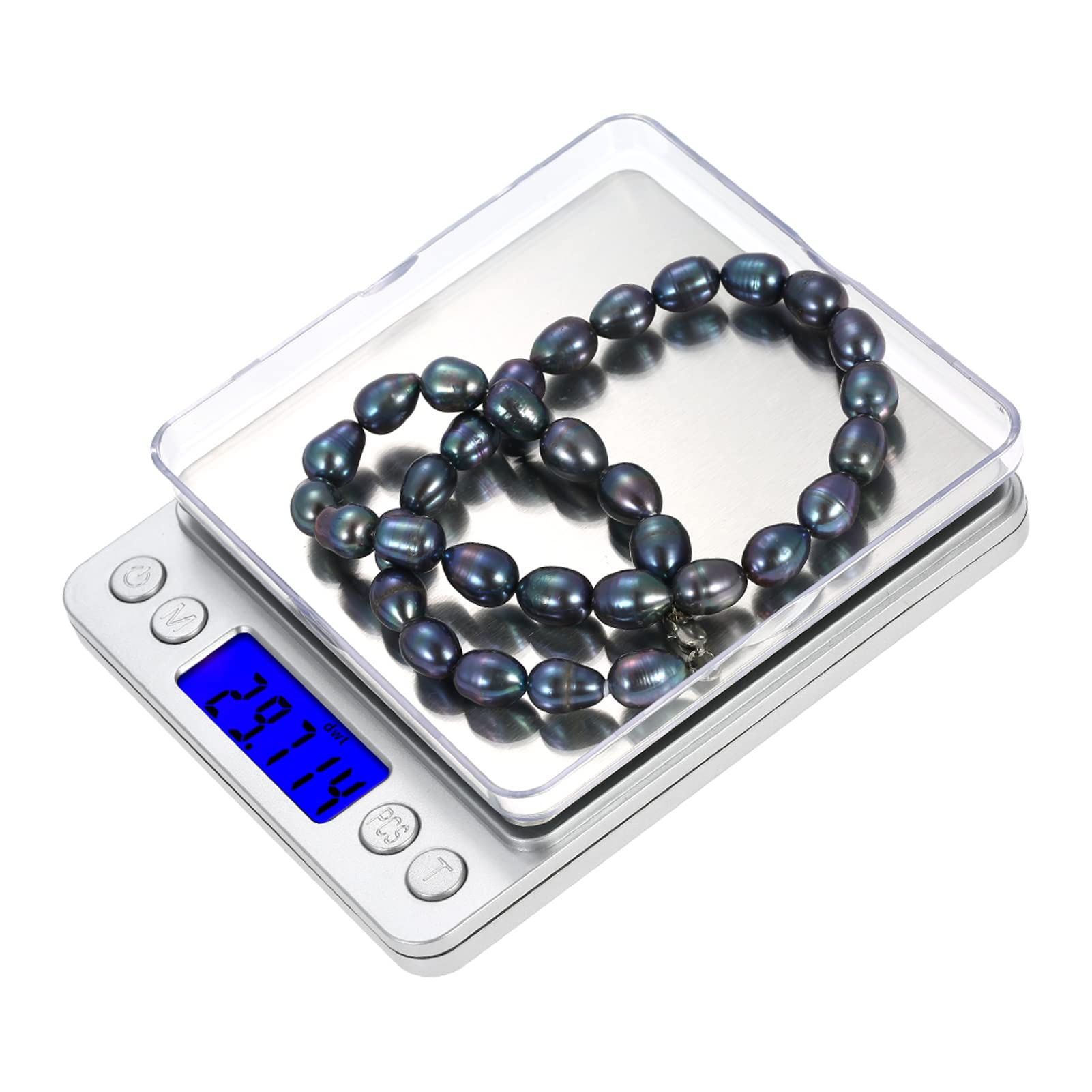 500g x 0.01g High Precision Digital Kitchen Scale with 2 Trays - Accurate Food Scale for Baking, Cooking & Jewelry Weighing | Portable Electronic Scale for Home, Restaurant & Travel Use