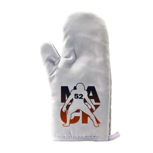 Football Sports Oven Mitt - Heat Resistant BBQ Baking Glove for Grilling & Cooking (Mack #52) - Perfect for Tailgating, Game Day Parties & Outdoor Cooking