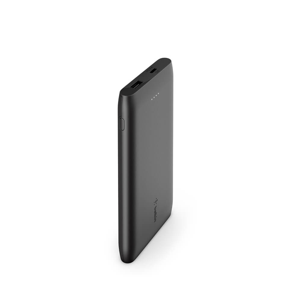 Belkin Pocket Power 18W USB-C 10000mAh Portable Charger - Fast Charging Power Bank for iPhone, Samsung, AirPods - Perfect for Travel, Camping & Emergency Backup (Black)