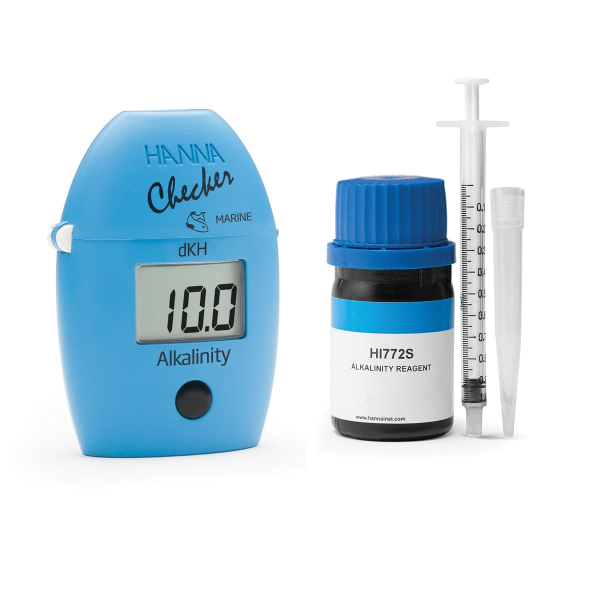 Hanna Instruments Alkalinity Reagent - 25 Tests for Water Quality Testing | Aquariums, Pools & Hydroponics